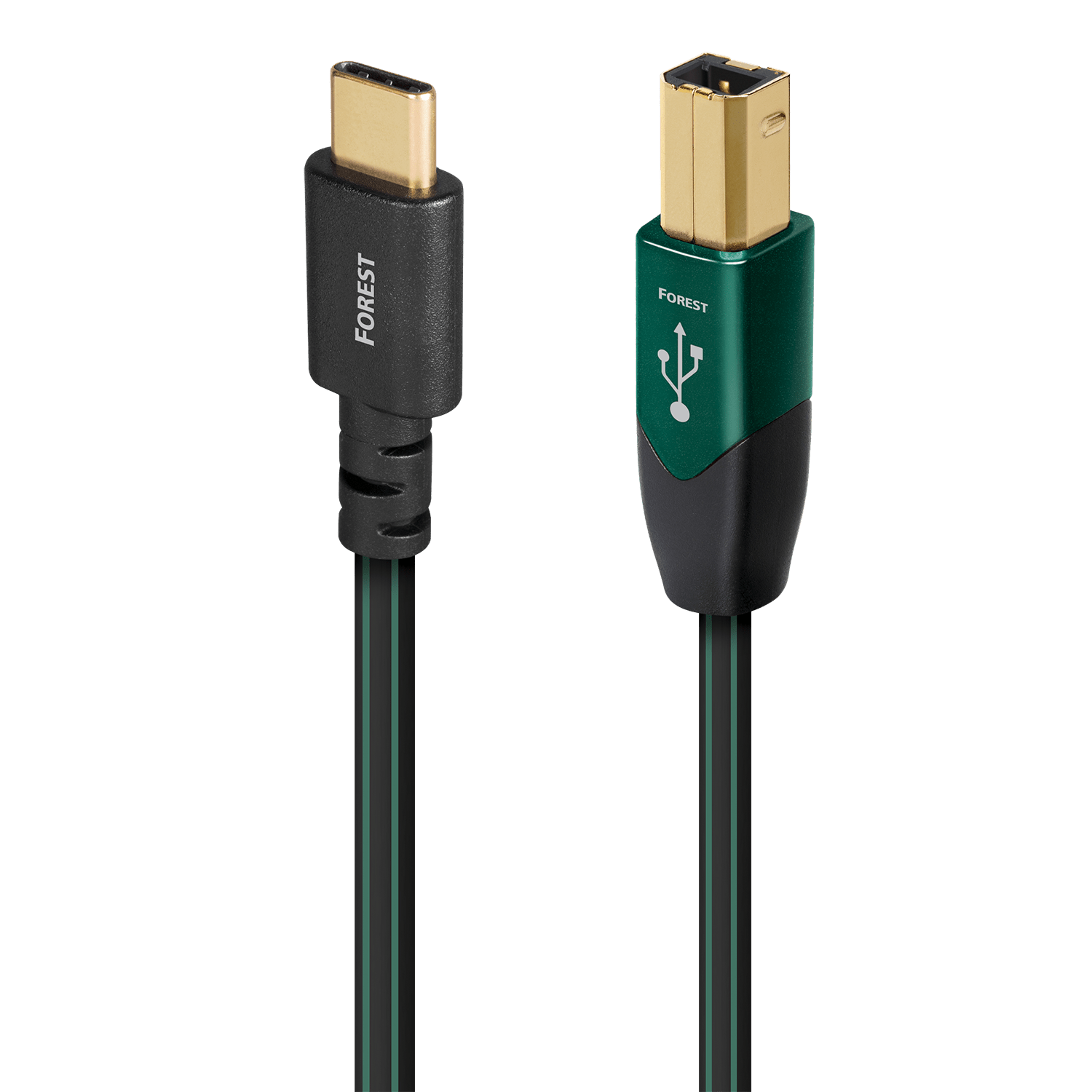 audioquest-forest-usb-c-vers-usb-b-c-ble-usb-audio-0-75-m-reconditionn image 1