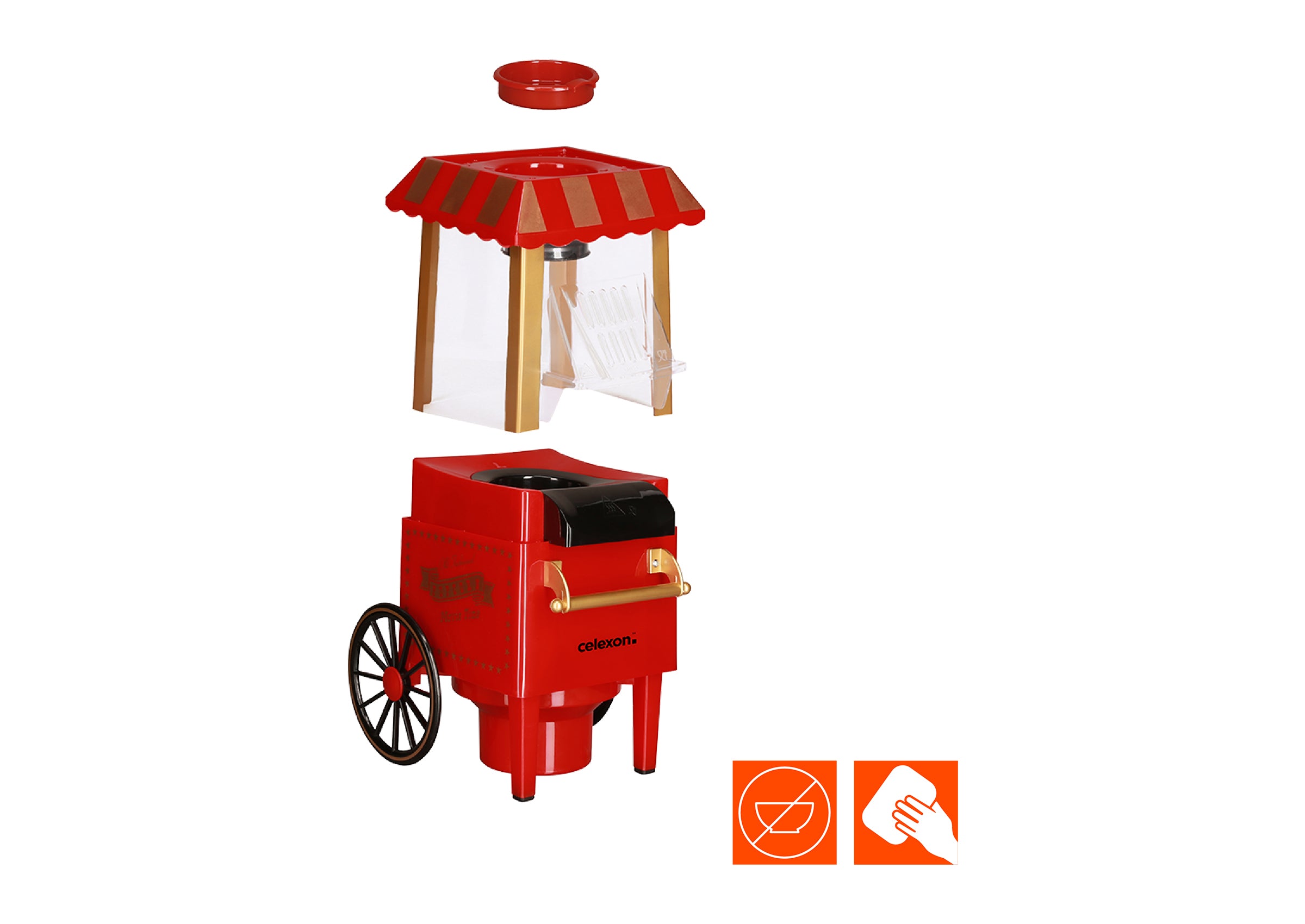 celexon-cinepop-cp500-machine-popcorn-air-chaud-50-g image 4