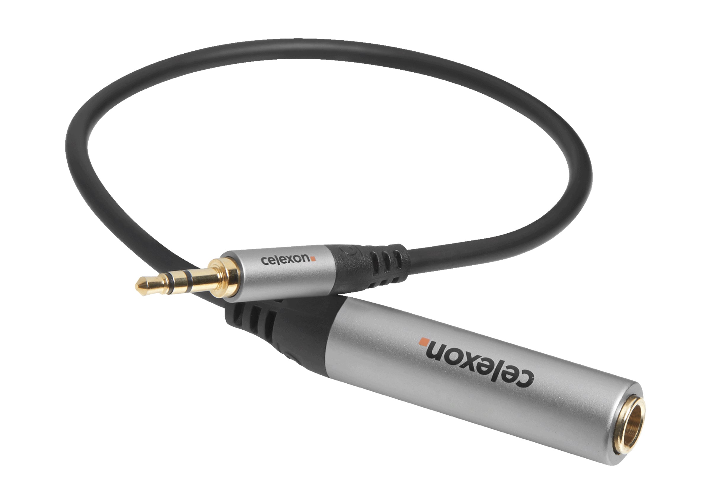 celexon-pro-adaptateur-audio-jack-3-5-vers-6-3-mm-0-25-m image 1
