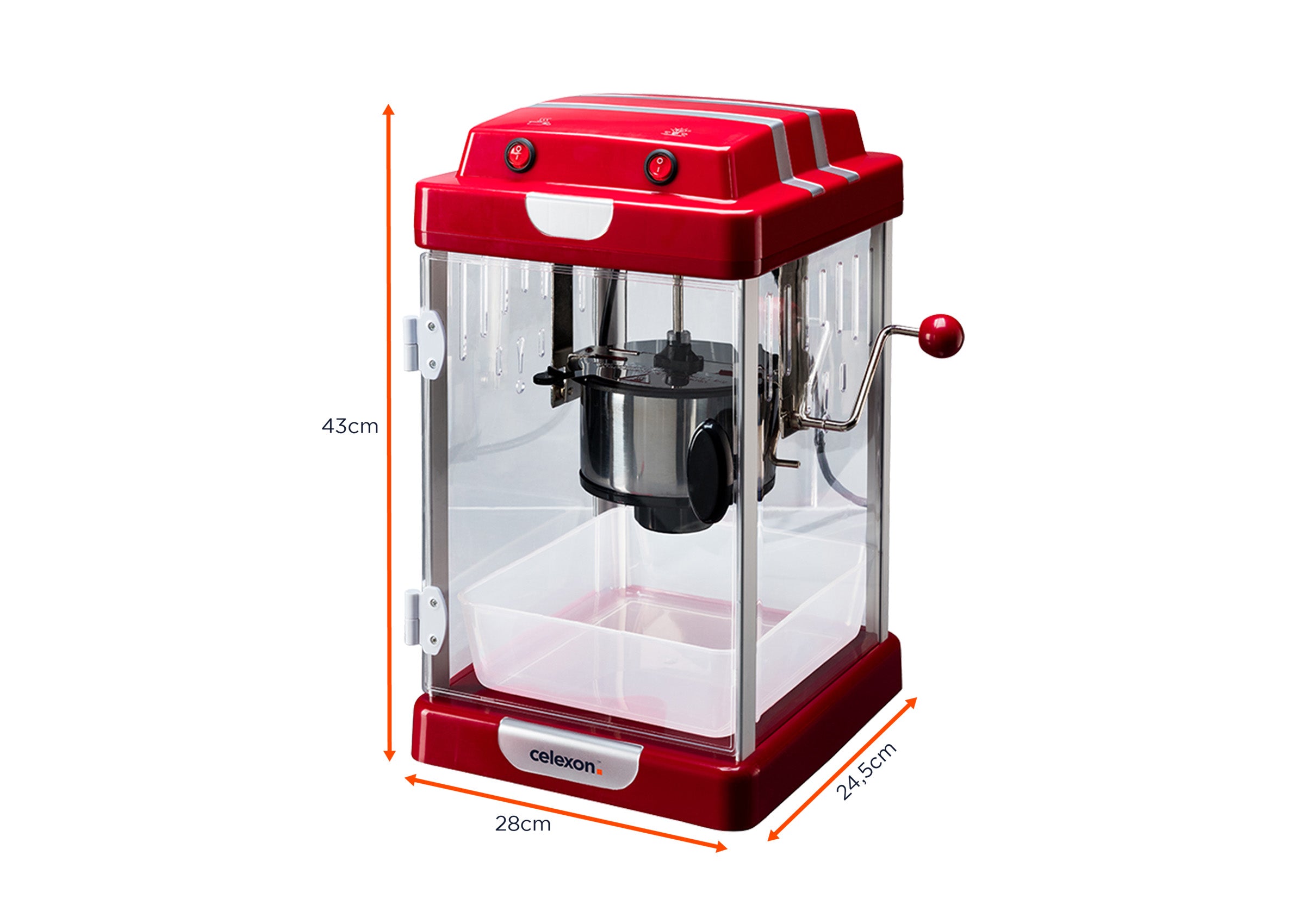 celexon-cinepop-cp1000-machine-popcorn-r-tro-60g-inox image 6