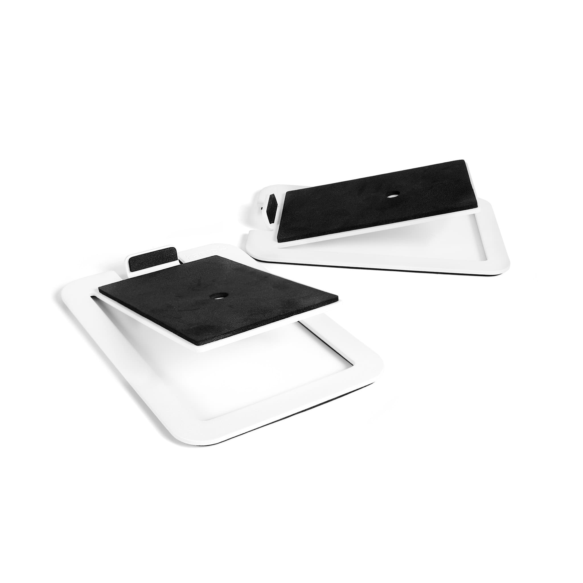 kanto-s4-support-enceinte-bureau-noir-inclin-acier image 2