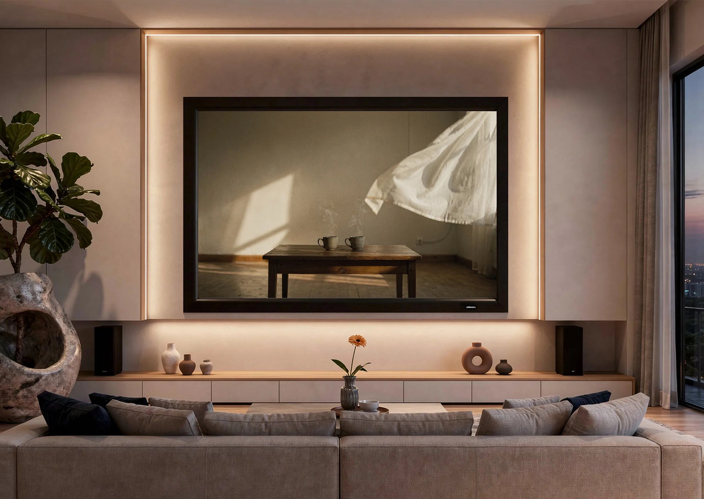 celexon-homecinema-cran-cadre-blanc-mat-108-16-9-gain-1-2 image 2