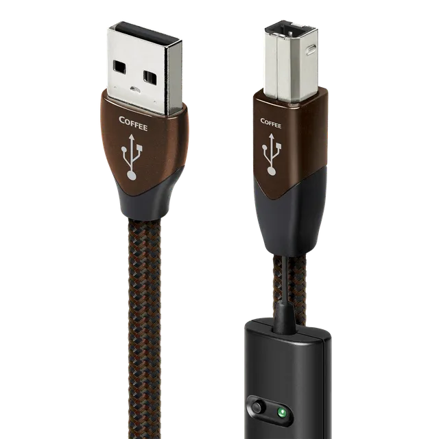 audioquest-coffee-c-ble-usb-a-b-1-5-m-argent-reconditionn image 1