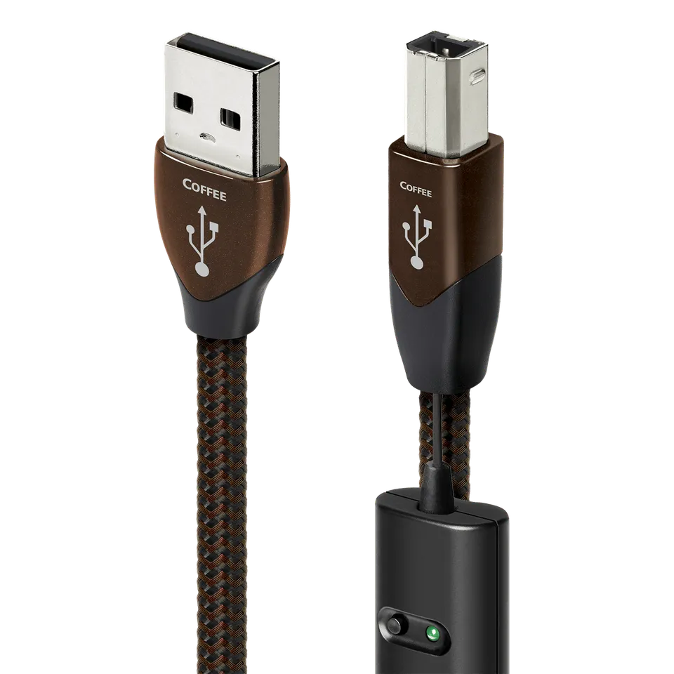 audioquest-coffee-c-ble-usb-a-b-1-5-m-argent-reconditionn image 1
