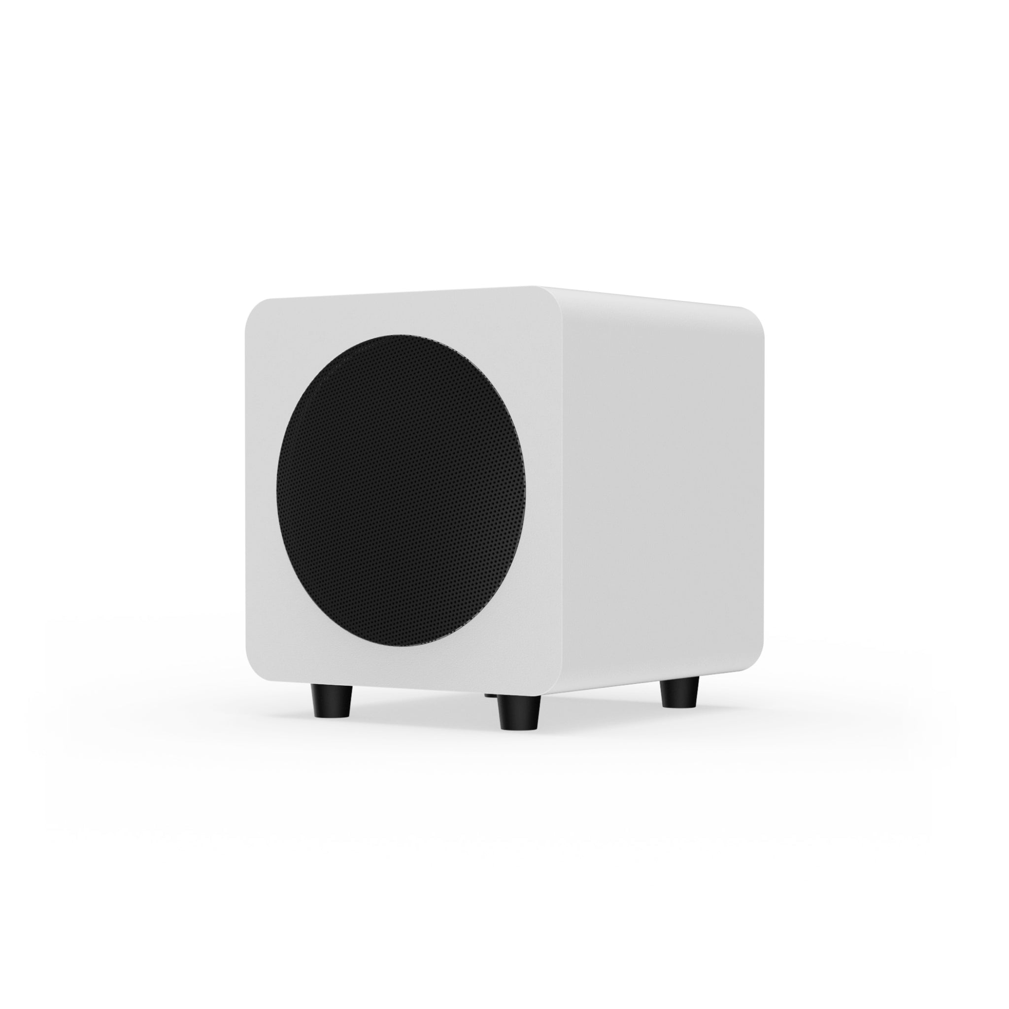 kanto-sub6-caisson-de-basses-compact-blanc-mat-salon image 1