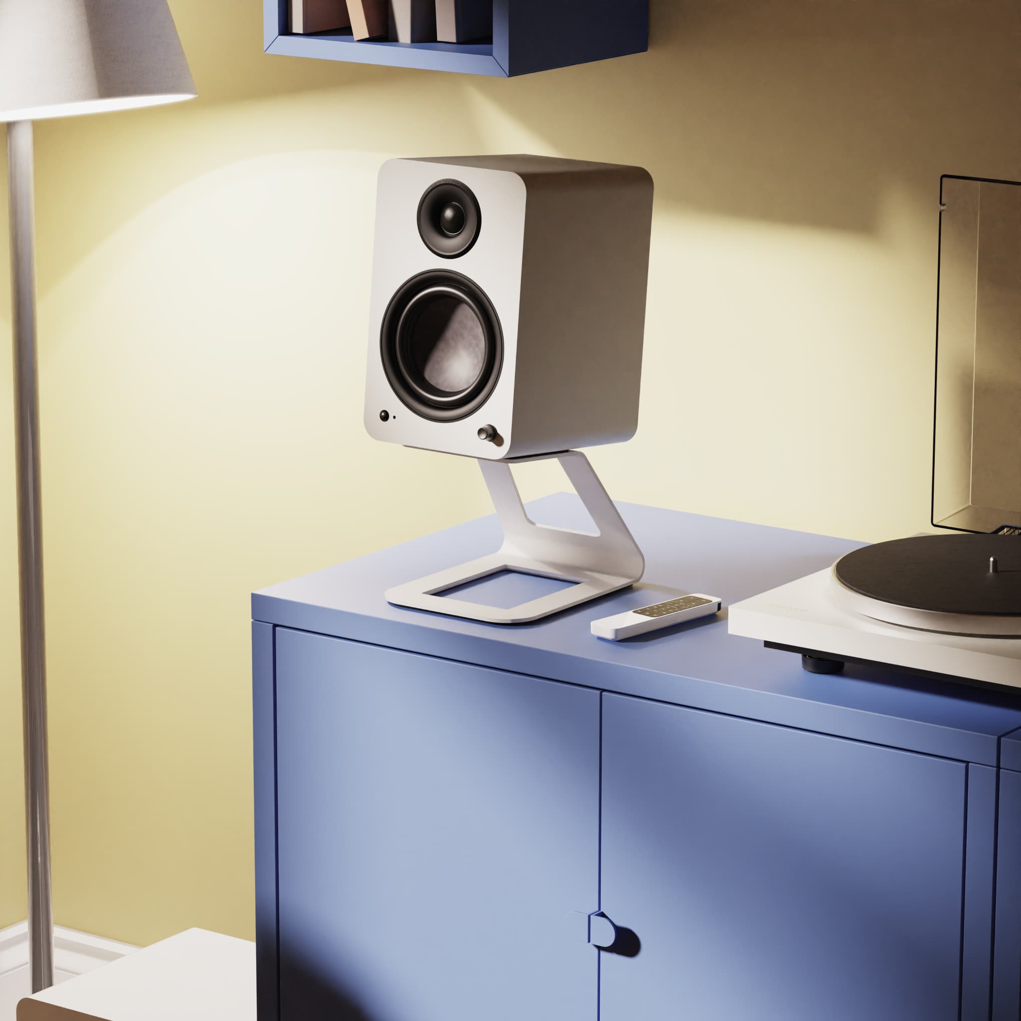 kanto-se6-support-enceinte-bureau-noir-sur-lev-6-9 image 8
