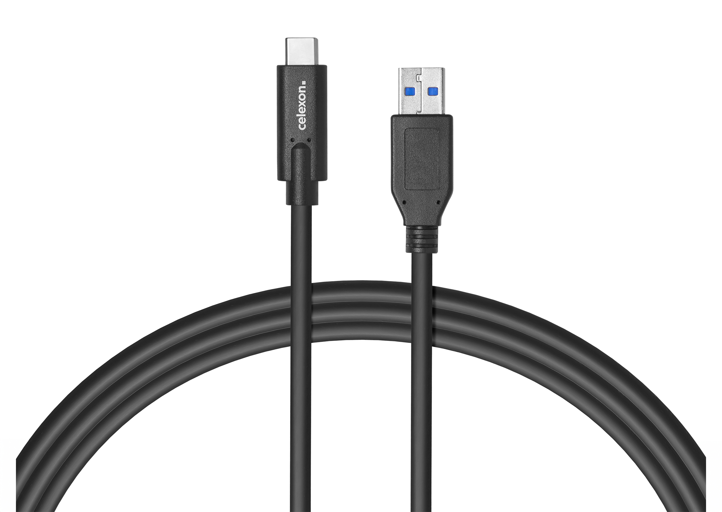 celexon-c-ble-usb-c-vers-usb-a-noir-1-m-10-gbps image 1