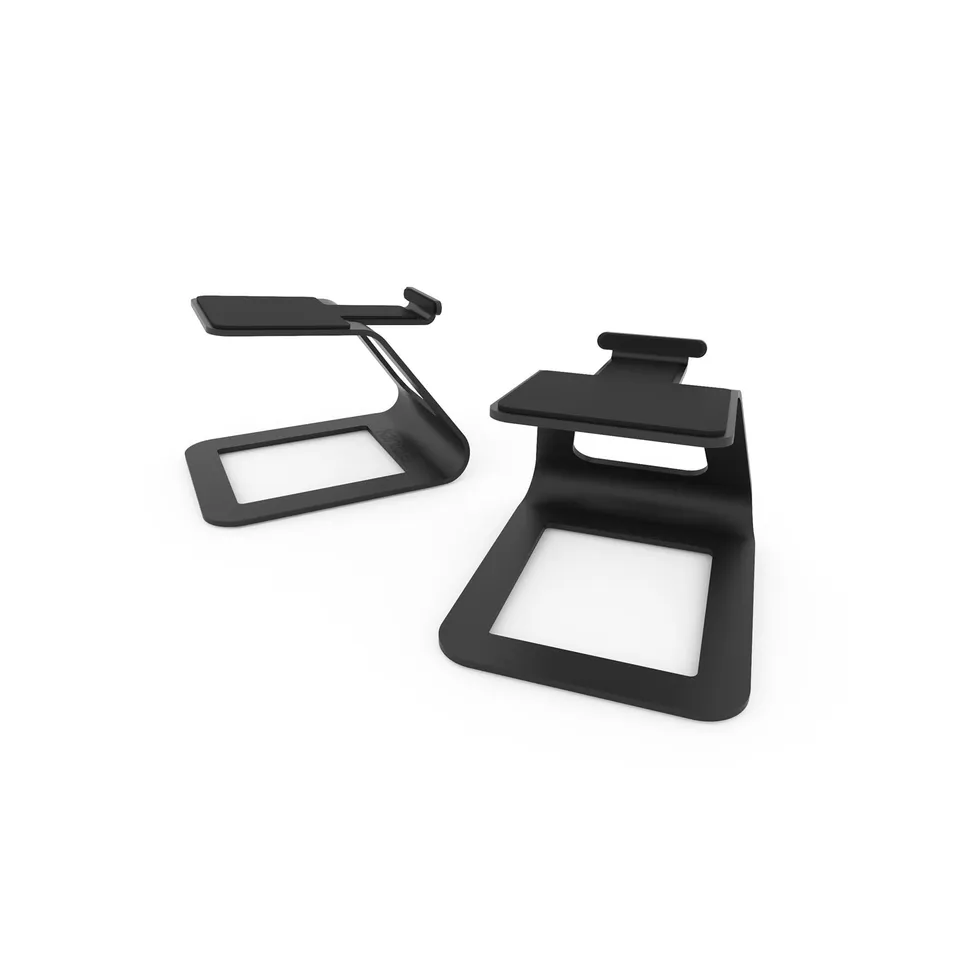 kanto-se2-support-enceinte-bureau-noir-sur-lev-3-8-acier image 1
