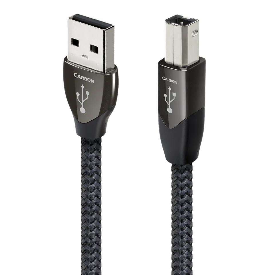 audioquest-carbon-c-ble-usb-a-b-0-75-m-5-argent image 1