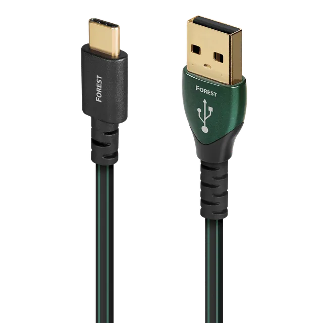 audioquest-forest-usb-c-vers-usb-a-c-ble-usb-audio-0-75-m-reconditionn image 1