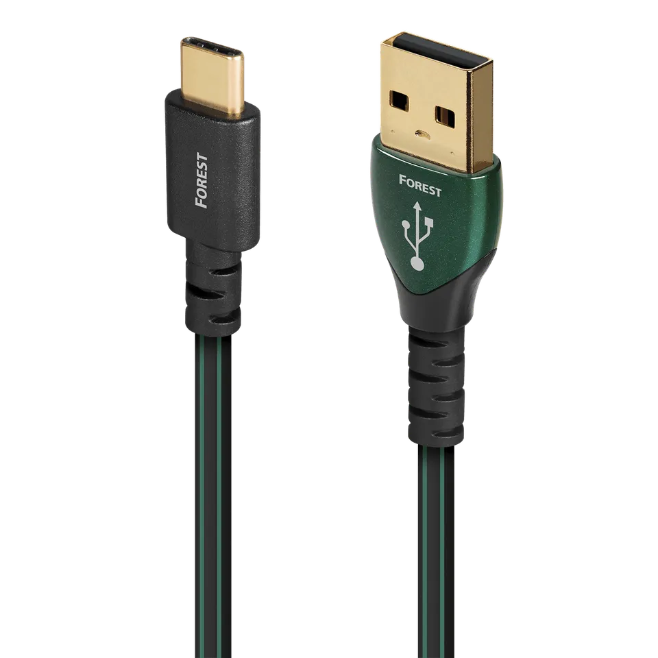 audioquest-forest-usb-c-vers-usb-a-c-ble-usb-audio-0-75-m-reconditionn image 1