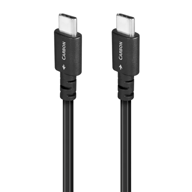 audioquest-carbon-usb-c-vers-c-reconditionn-0-75-m-argent-hi-fi image 1