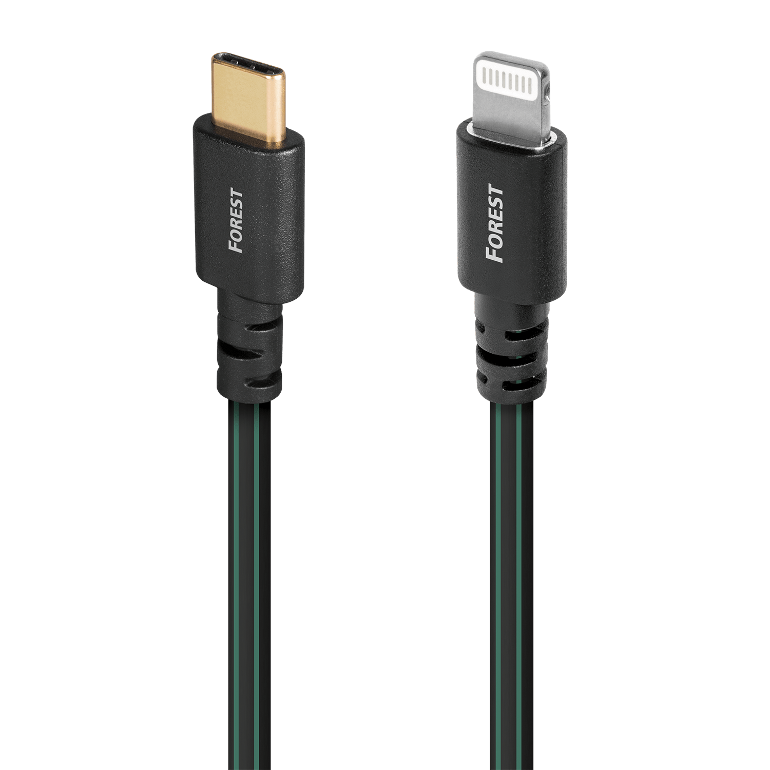 audioquest-forest-usb-c-lightning-c-ble-usb-0-75-m-argent image 2