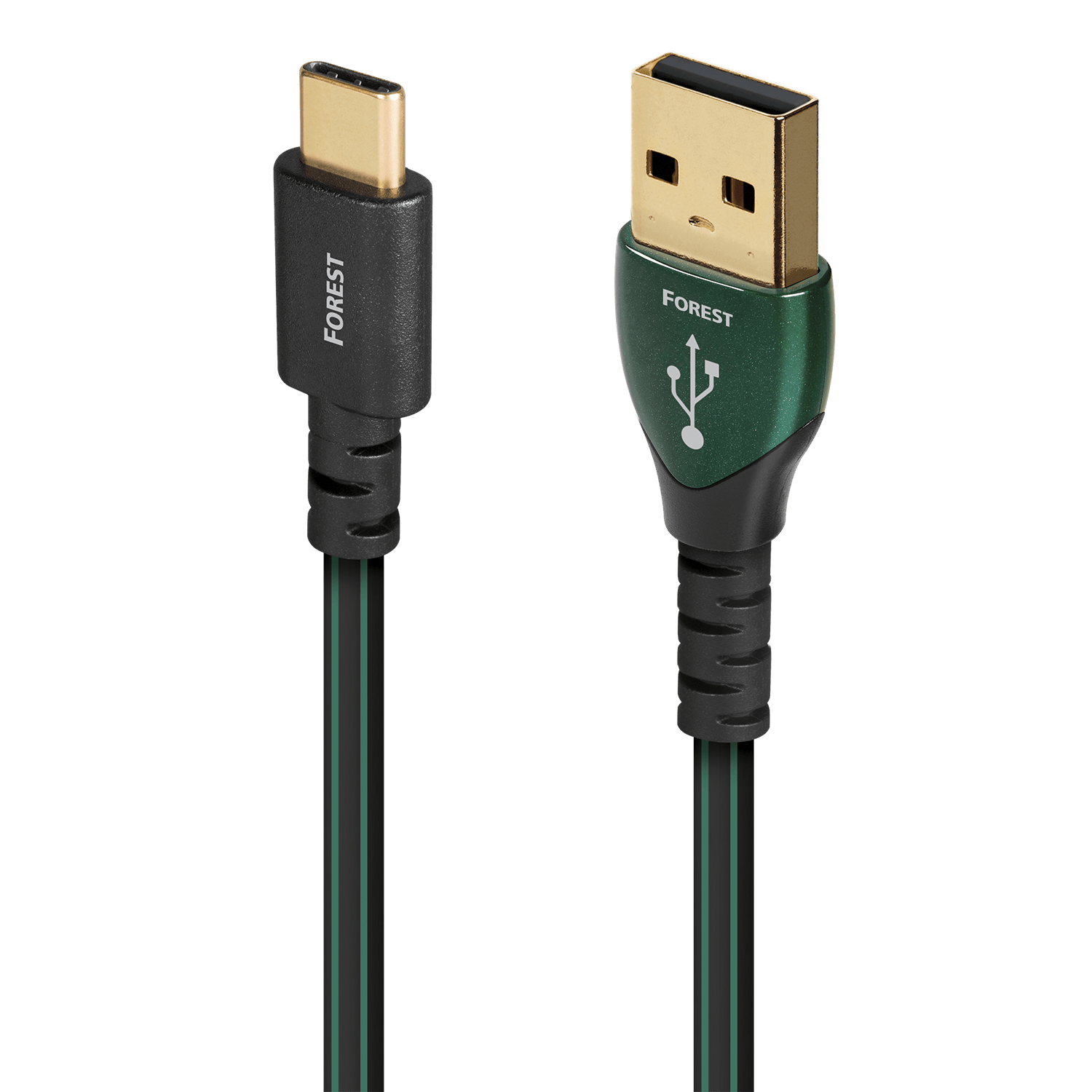 audioquest-forest-usb-c-vers-usb-a-c-ble-usb-audio-0-75-m-reconditionn image 2