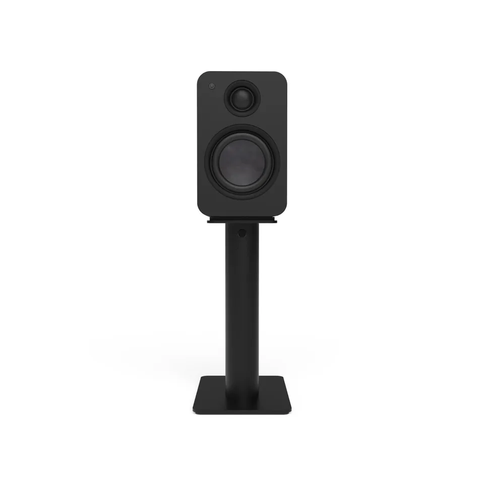 kanto-sp9-support-enceinte-bureau-noir-acier-21-cm image 1