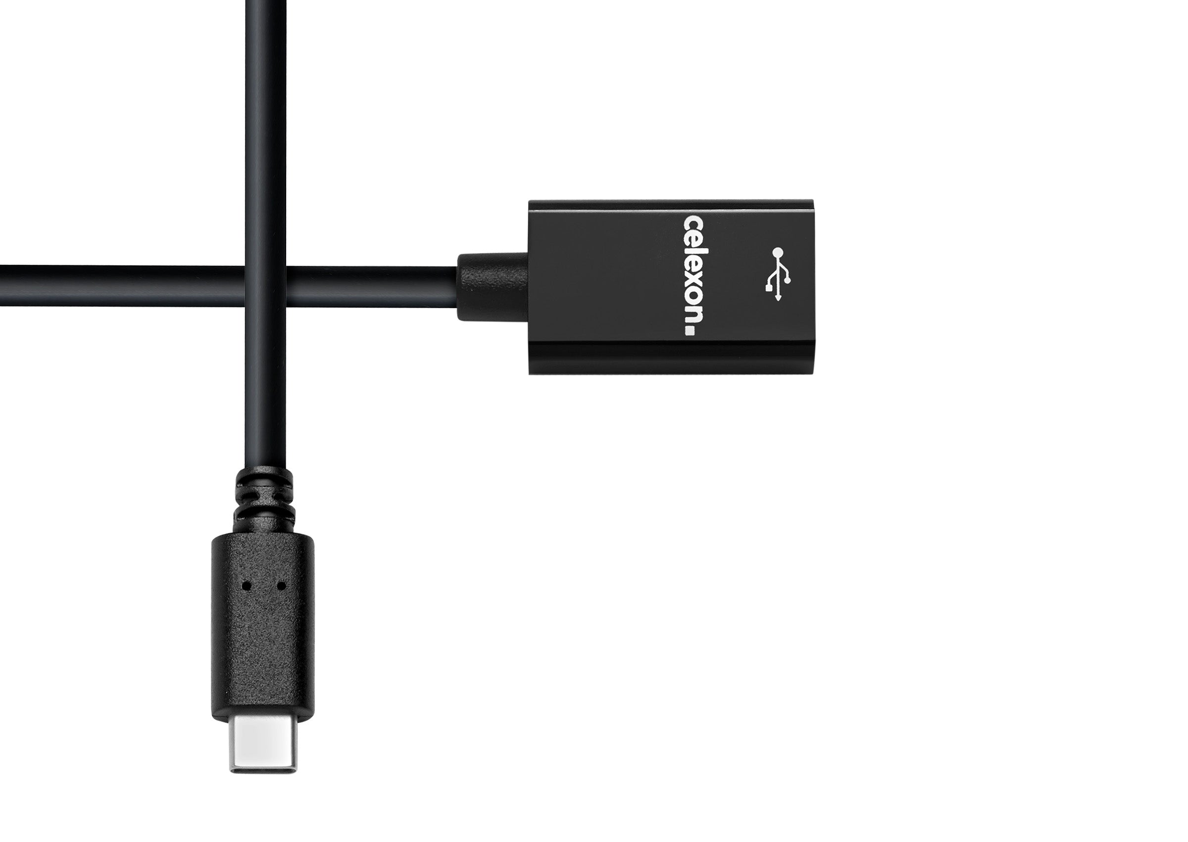 celexon-adaptateur-usb-c-vers-usb-a-noir-5-gbps-0-1-m image 3