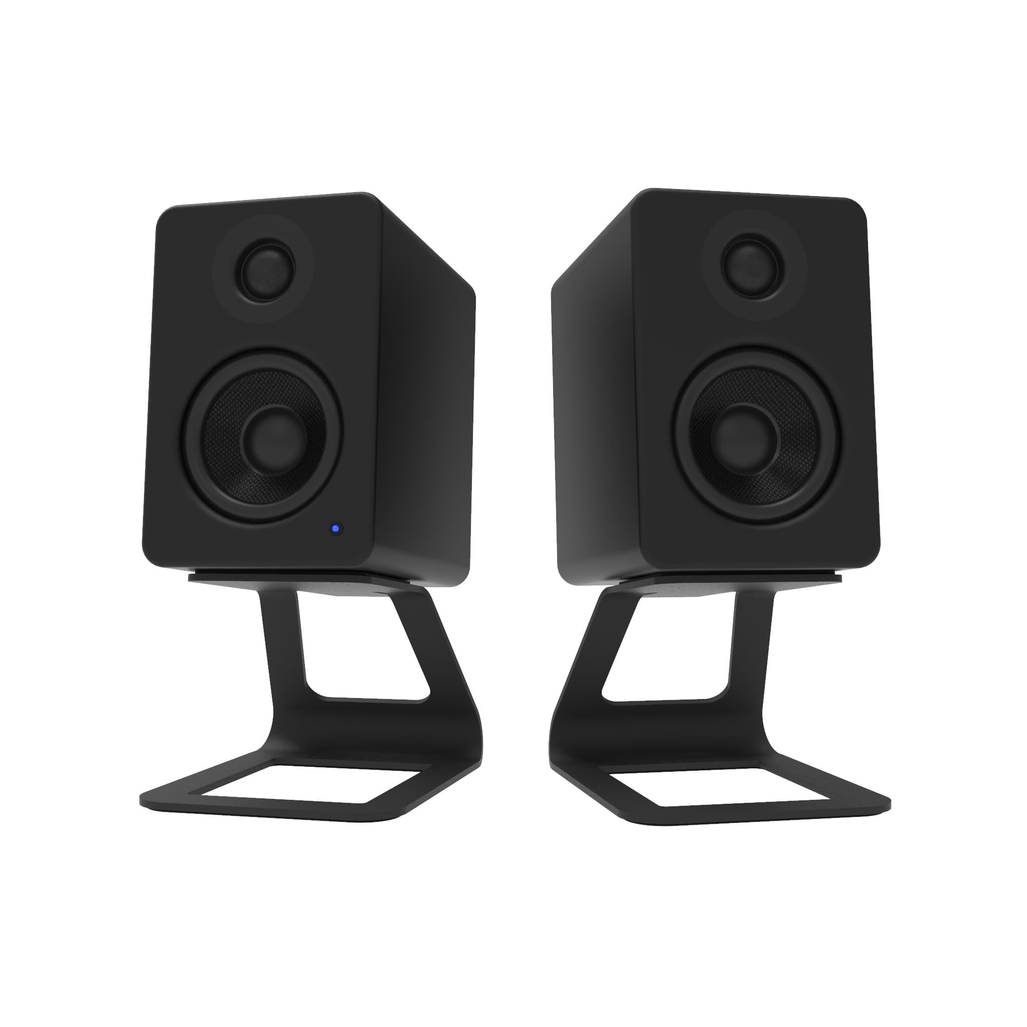 kanto-se2-support-enceinte-bureau-noir-sur-lev-3-8-acier image 3
