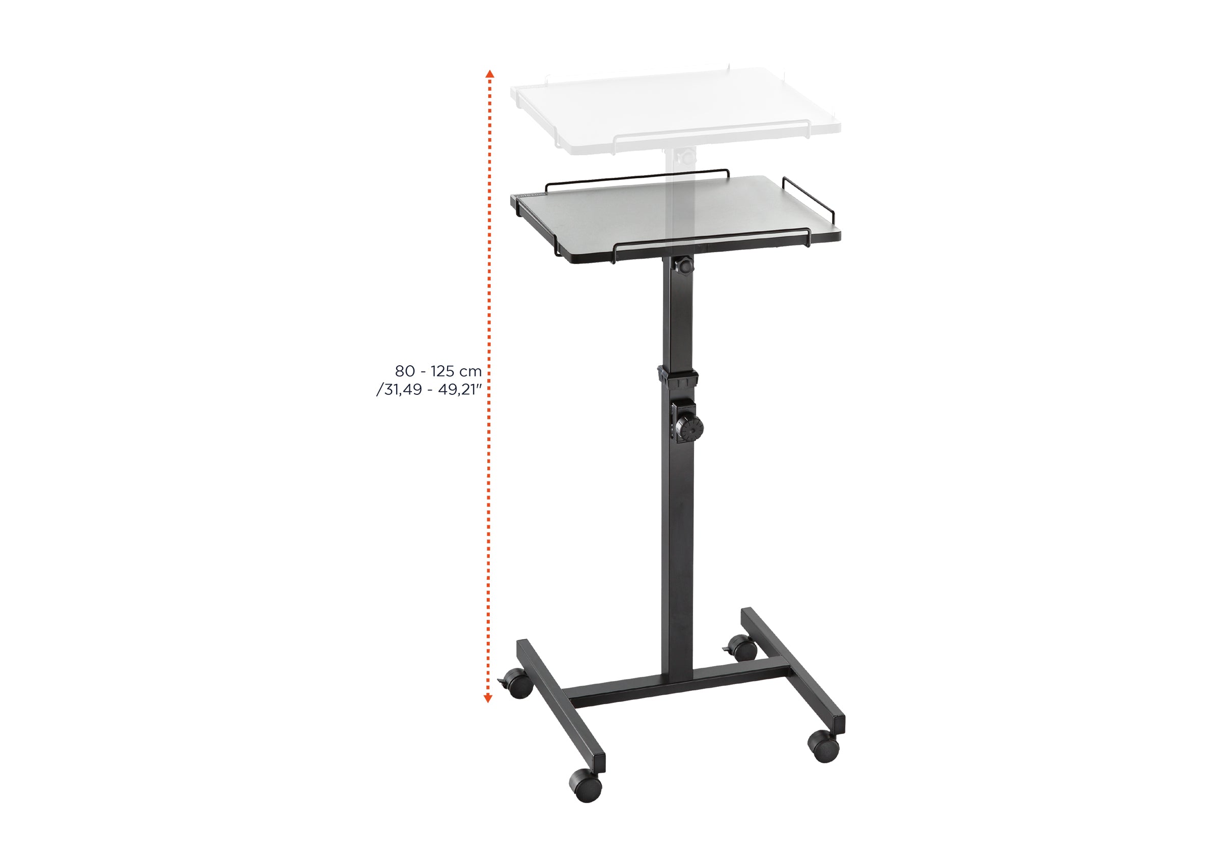 celexon-pt2000-table-mobile-pr-sentation-projecteur-1-plateau-noir image 5