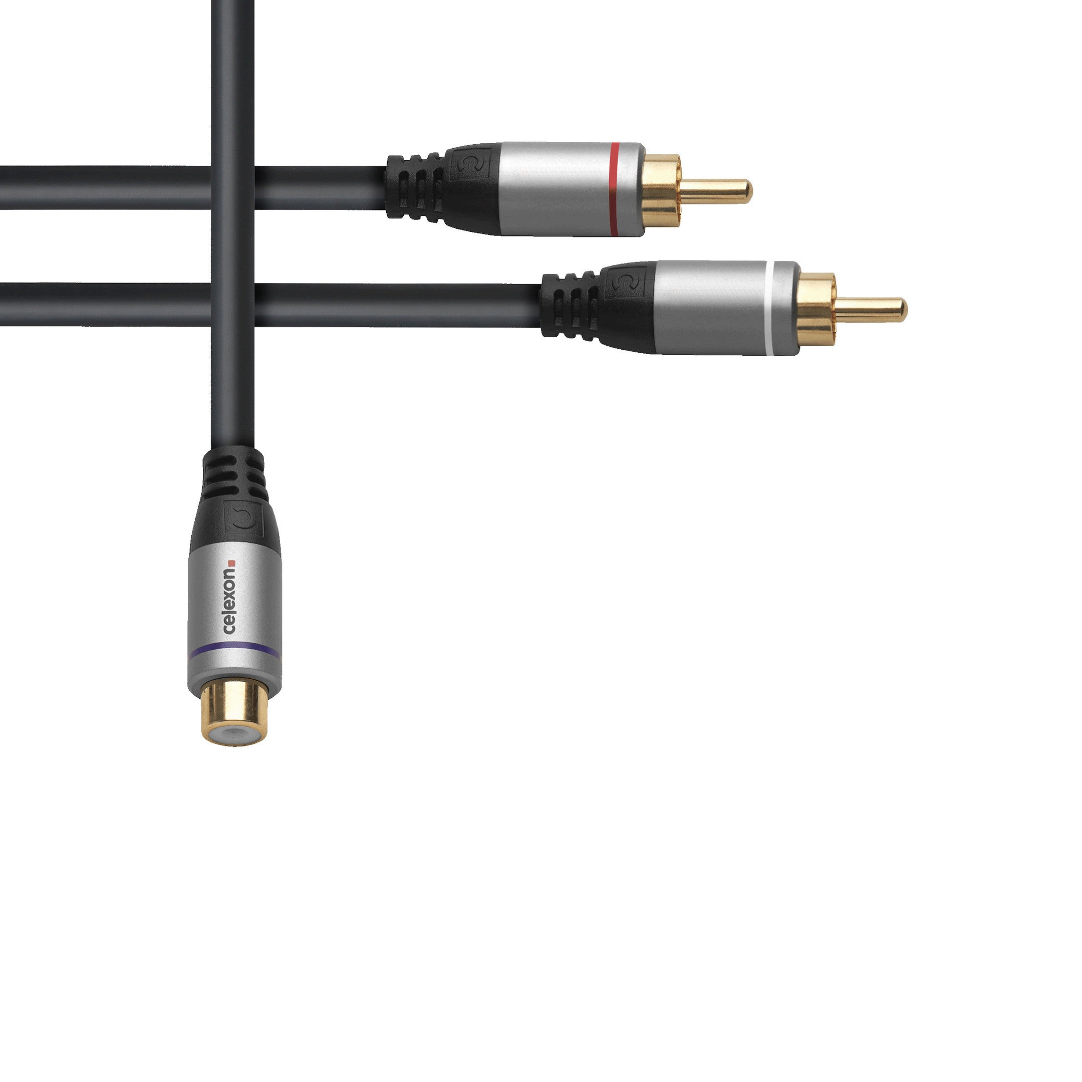 celexon-pro-adaptateur-audio-2x-rca-vers-rca-0-25-m image 5