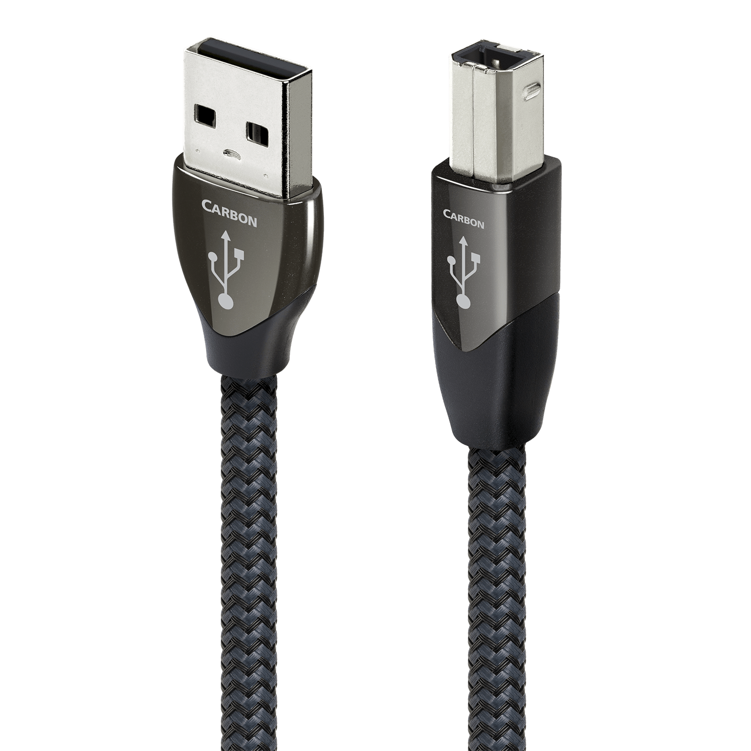 audioquest-carbon-c-ble-usb-a-b-0-75-m-5-argent image 1