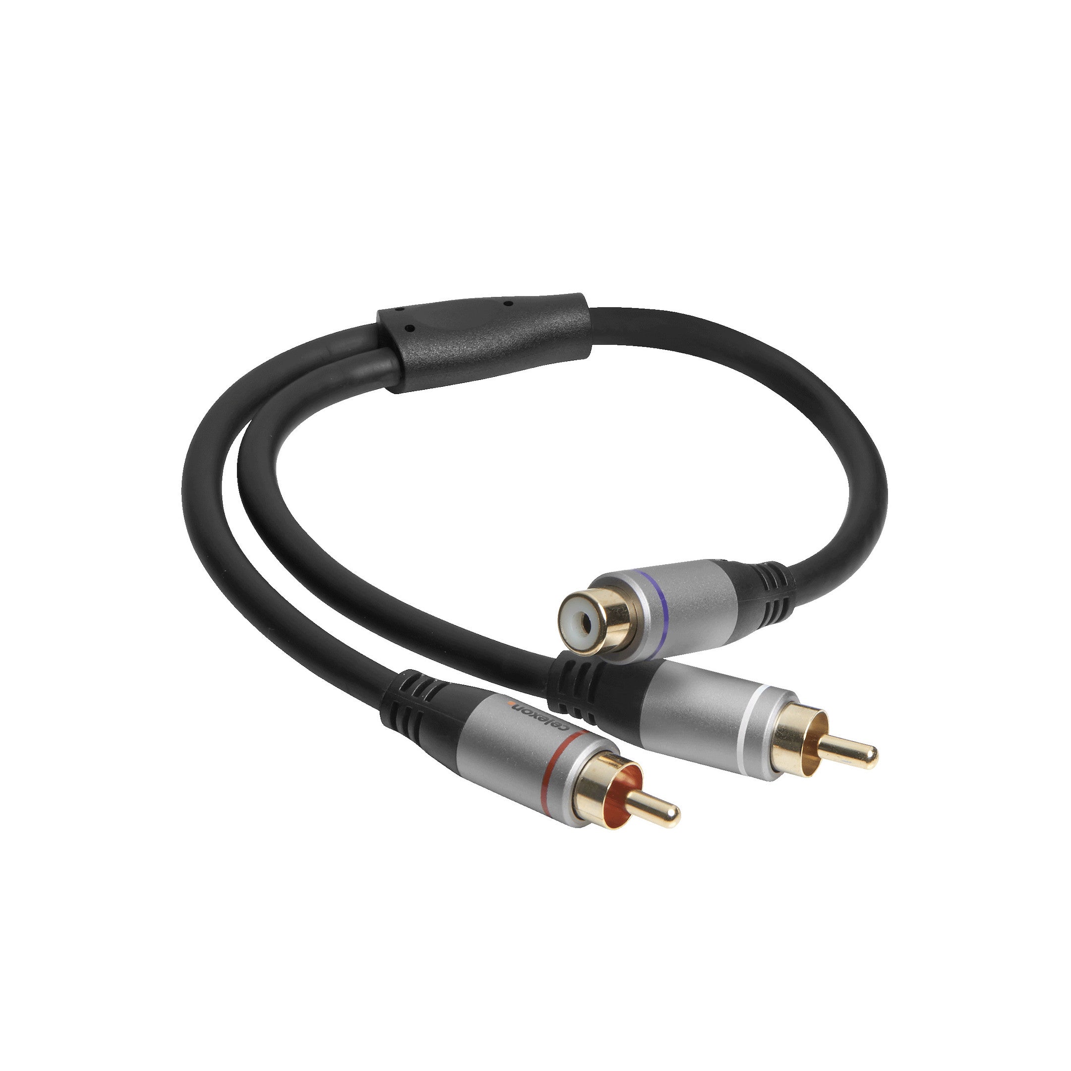 celexon-pro-adaptateur-audio-2x-rca-vers-rca-0-25-m image 4
