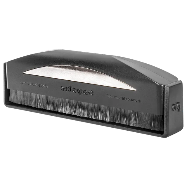 audioquest-brosse-antistatique-argent-e-disques-vinyles-carbone image 1
