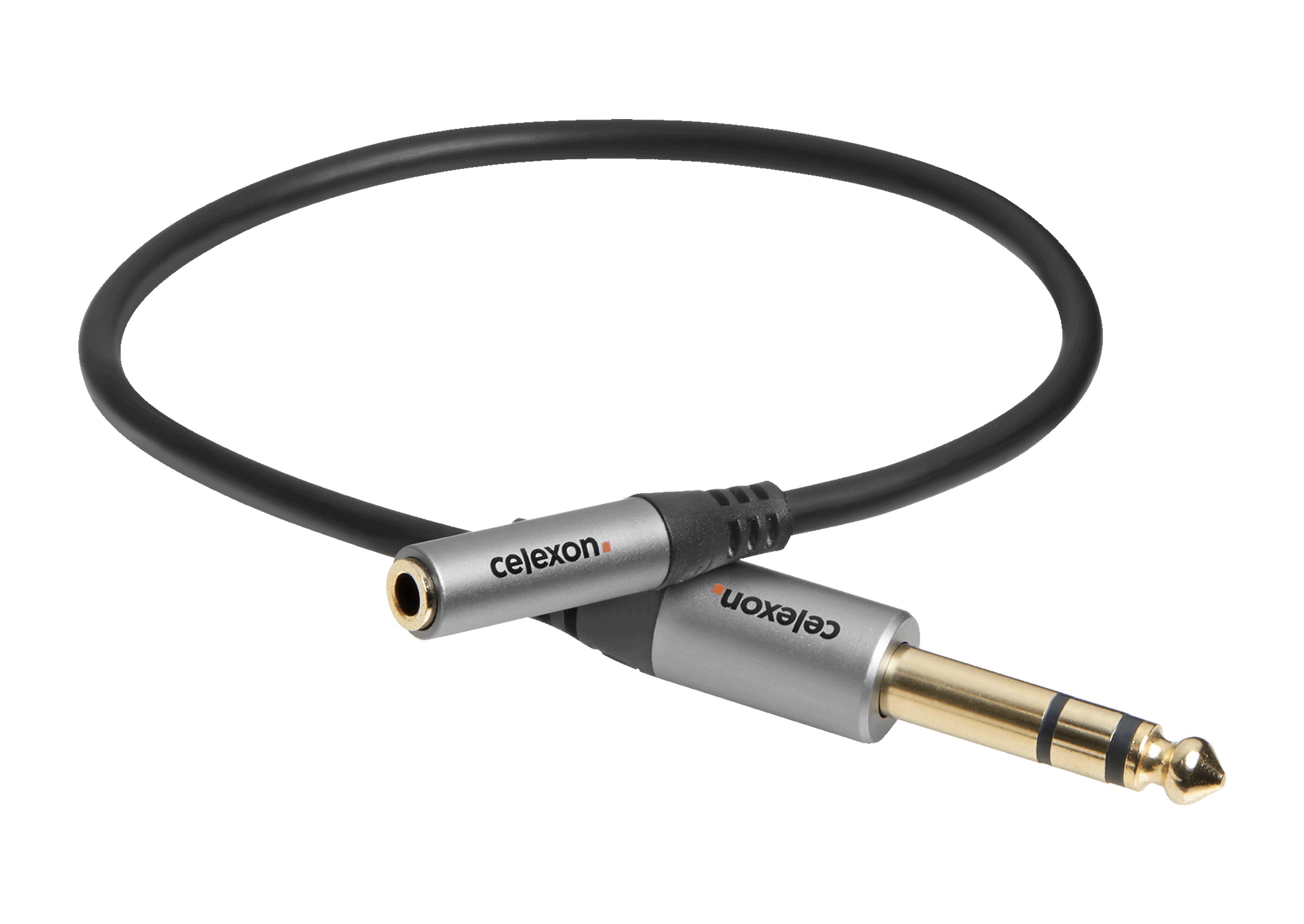 celexon-pro-adaptateur-jack-6-3mm-vers-3-5mm-0-25m image 1