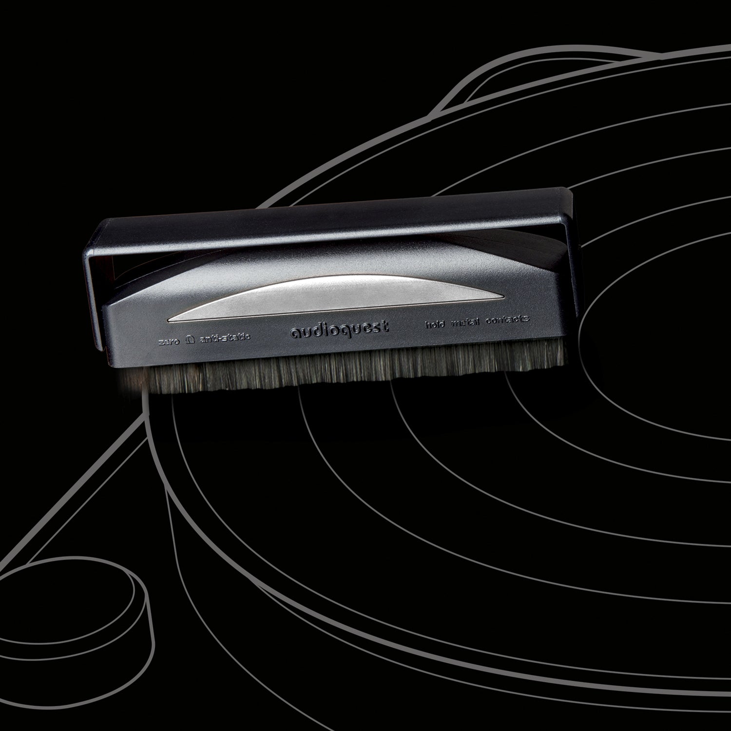 audioquest-brosse-antistatique-argent-e-disques-vinyles-carbone image 8
