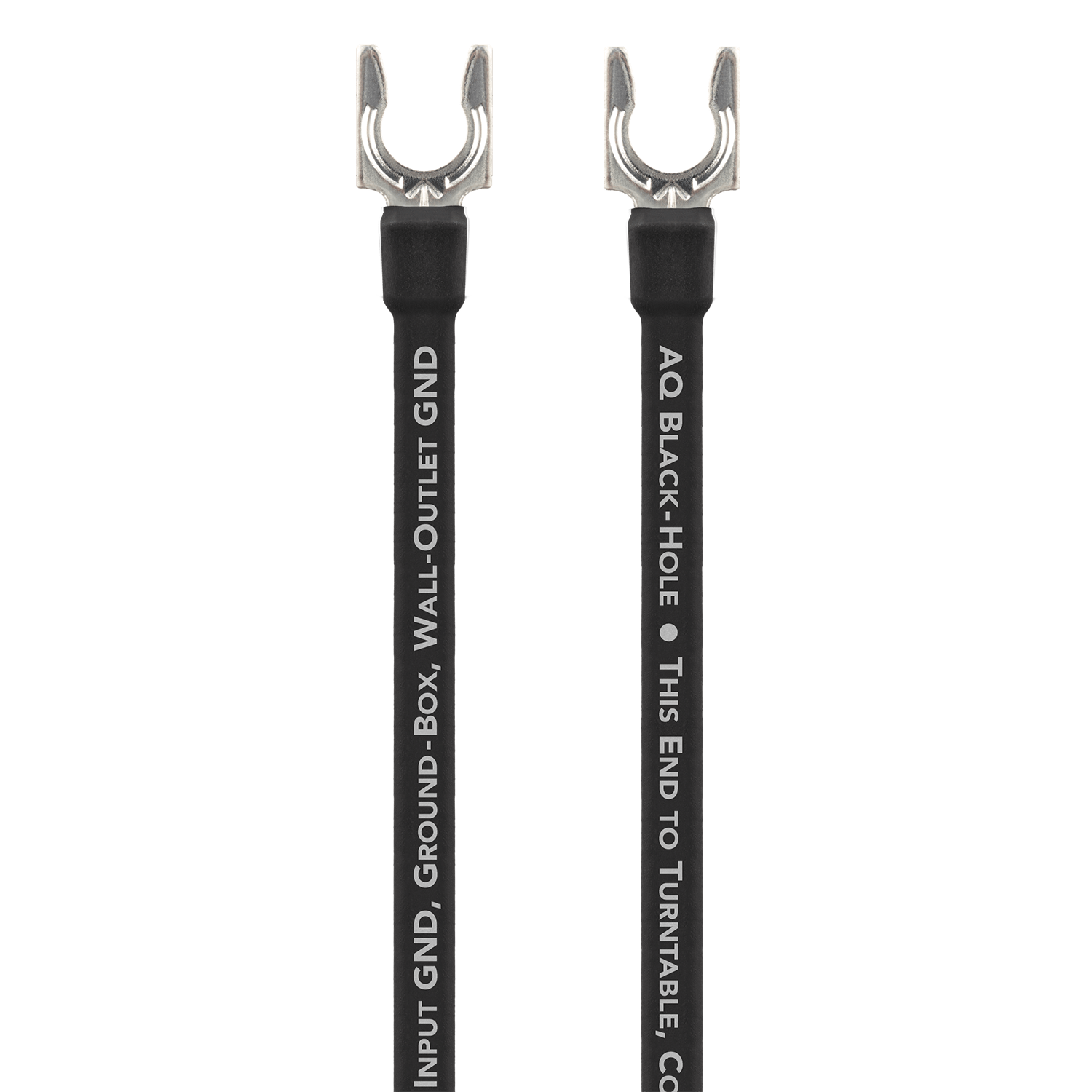 audioquest-black-hole-groundgoody-c-ble-terre-platine-0-75-m-argent image 1