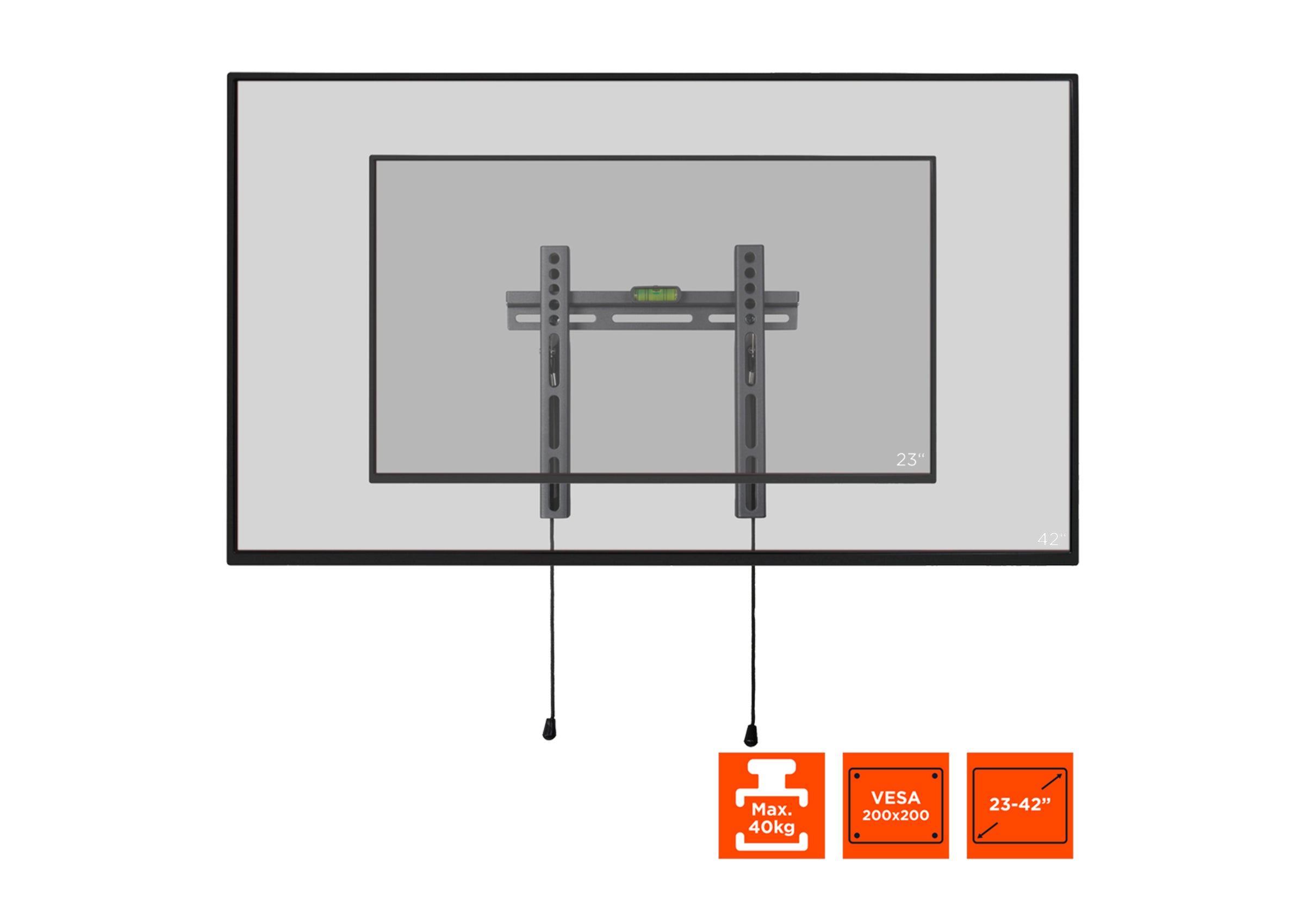 celexon-fixed-4225-support-mural-tv-fixe-23-42-40-kg image 6