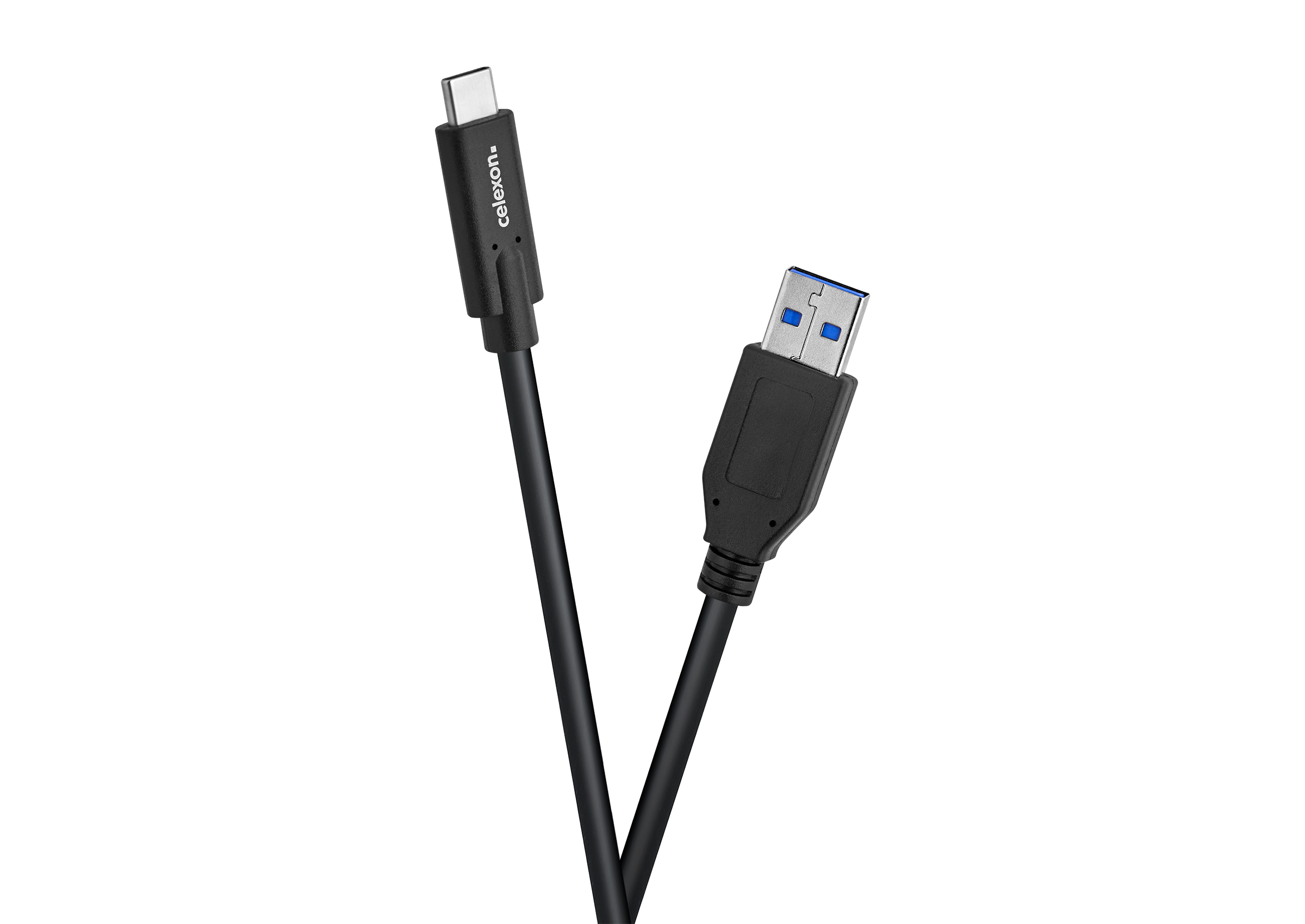 celexon-c-ble-usb-c-vers-usb-a-noir-1-m-10-gbps image 3