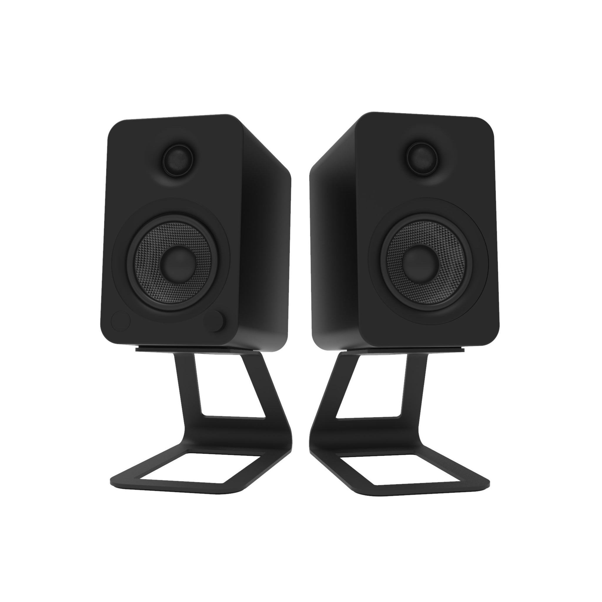 kanto-se4-pied-enceinte-bureau-noir-acier image 5