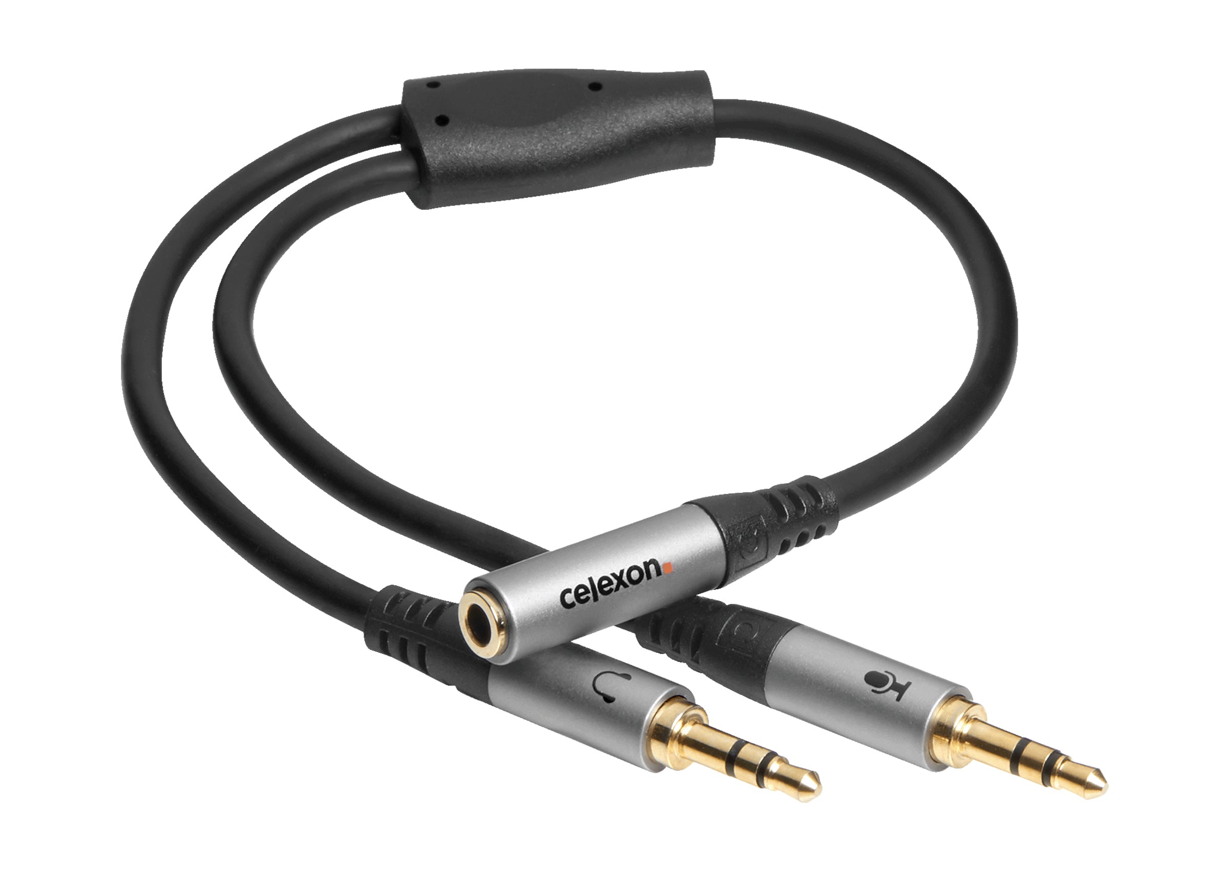celexon-pro-adaptateur-audio-2x-jack-3-5mm-0-25m image 1