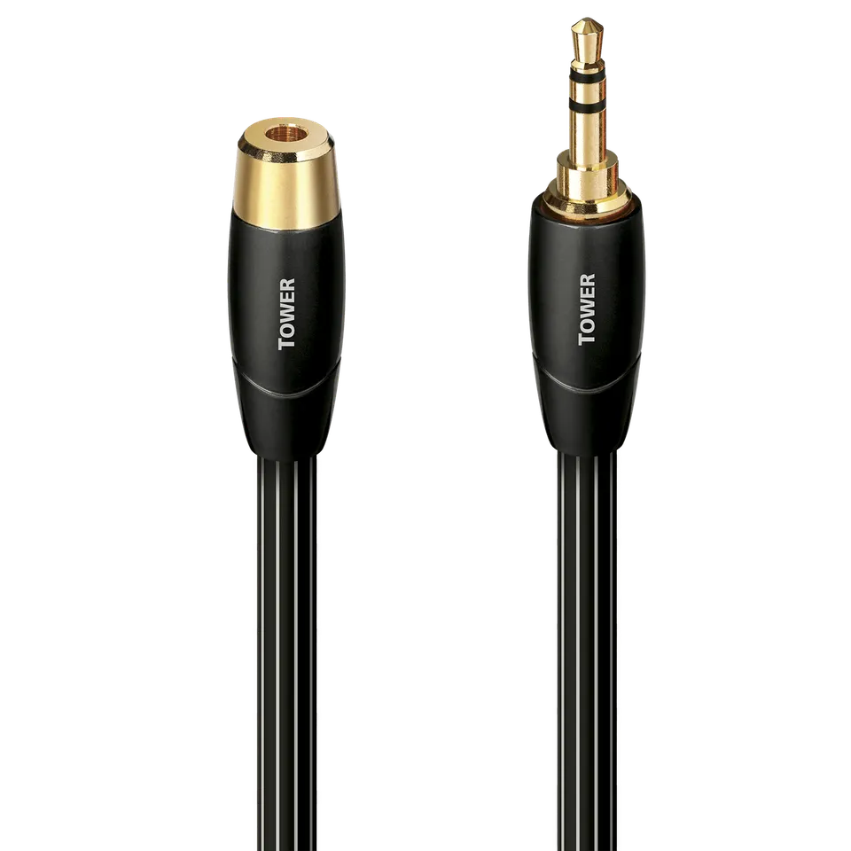 audioquest-tower-c-ble-jack-3-5-mm-3-m-cuivre-lgc image 1