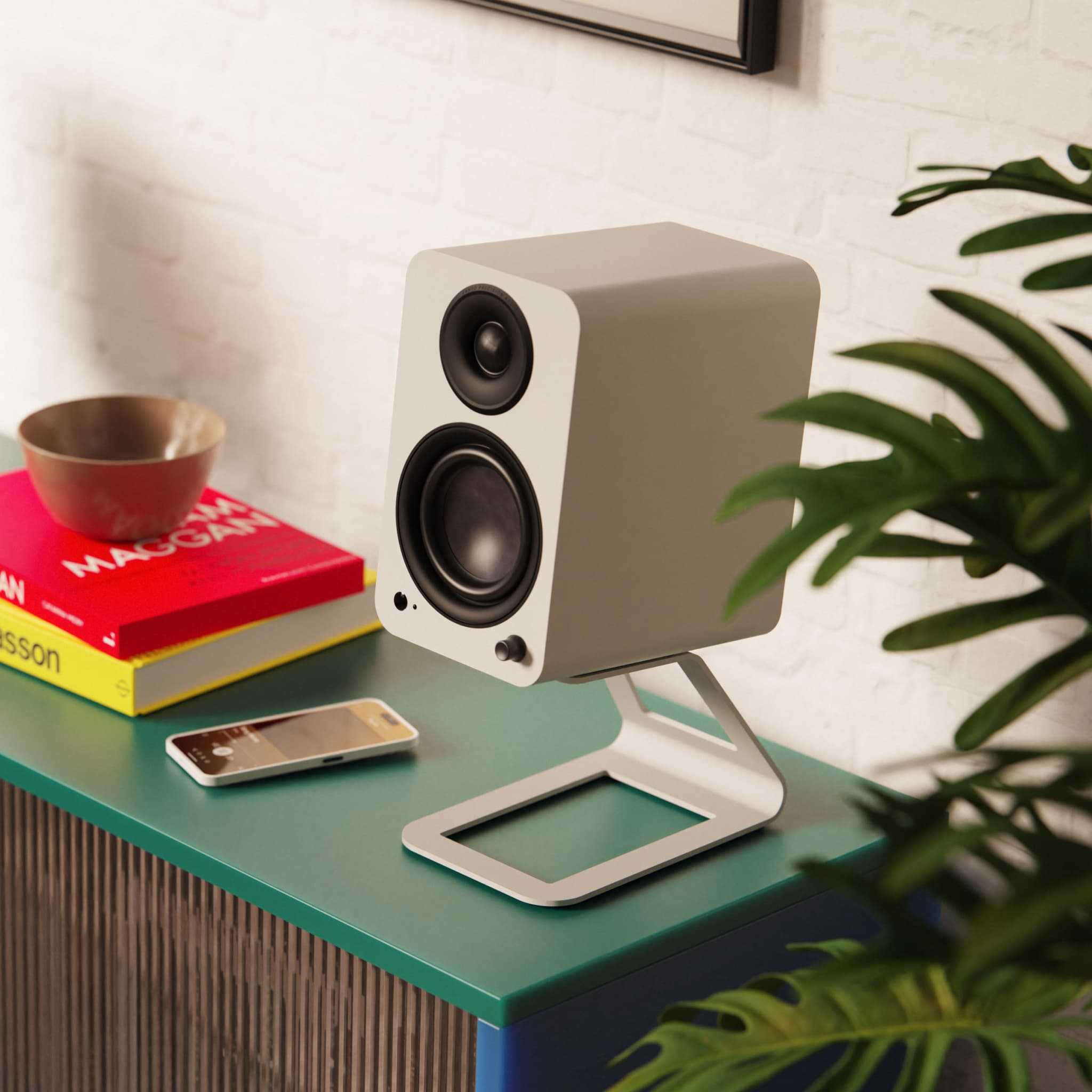 kanto-yu4-enceinte-active-bluetooth-phono-blanc-usb-c image 2