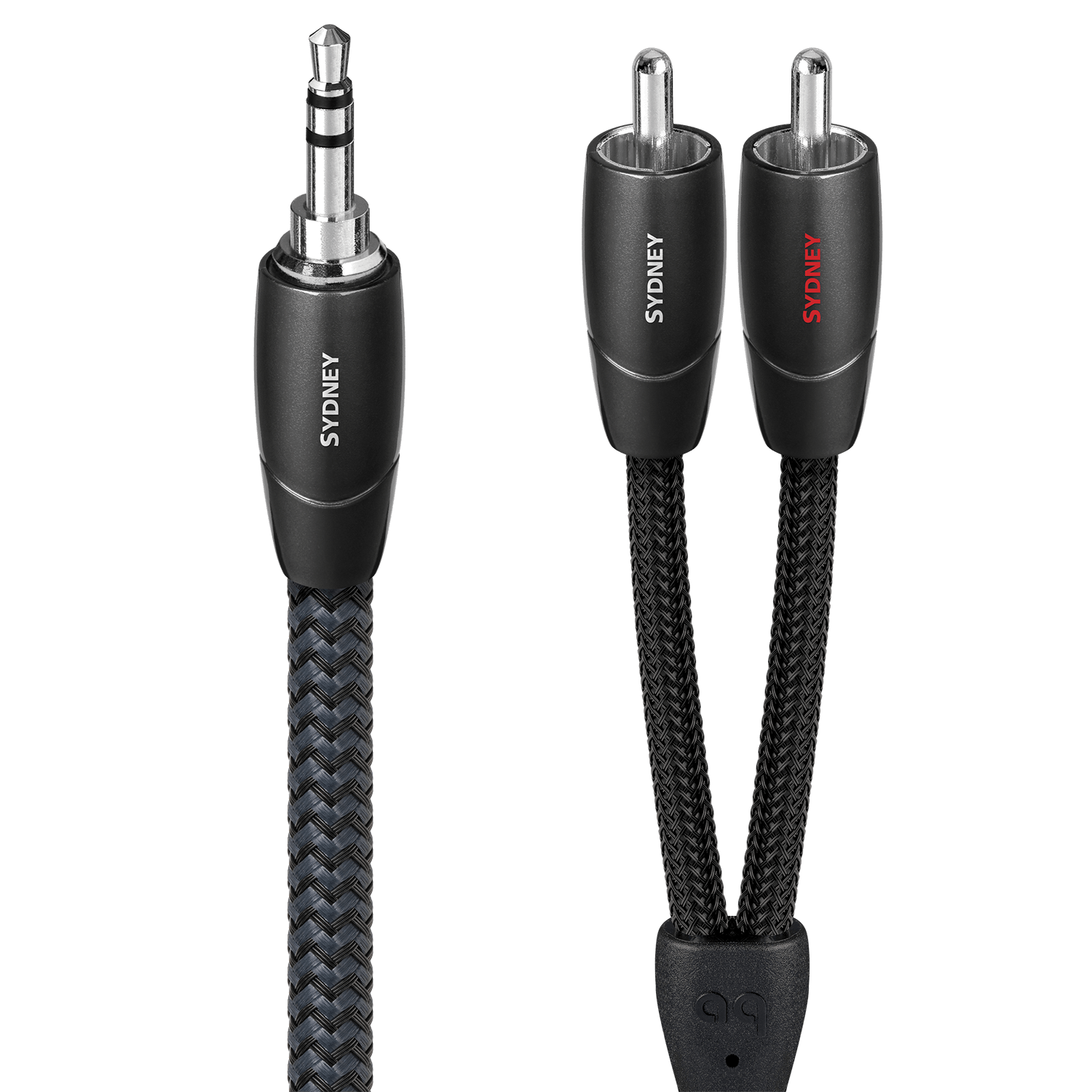 audioquest-sydney-c-ble-jack-3-5mm-vers-rca-1-m-cuivre-psc image 2