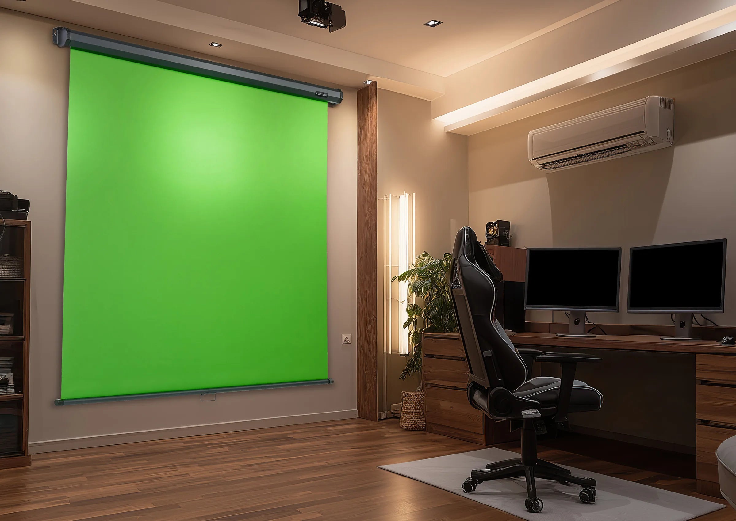 celexon-chroma-key-cran-vert-manuel-200x190-cm-studio image 2