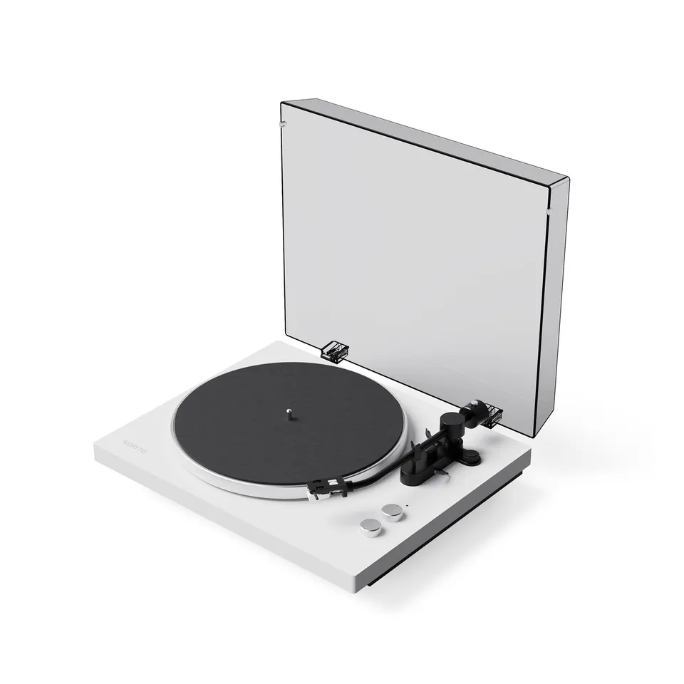 kanto-obi3-platine-vinyle-blanc-bluetooth image 1