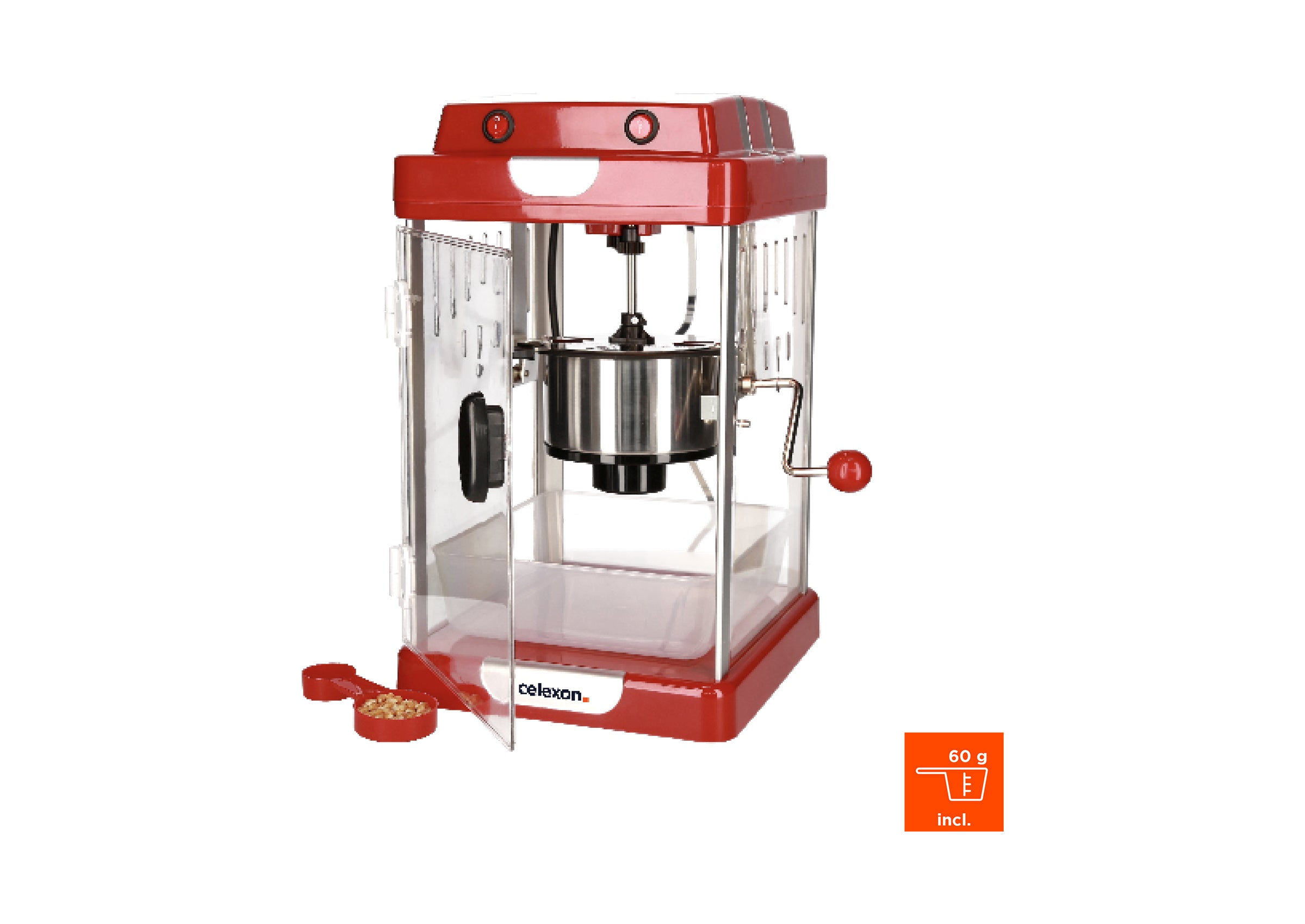 celexon-cinepop-cp1000-machine-popcorn-r-tro-60g-inox image 5