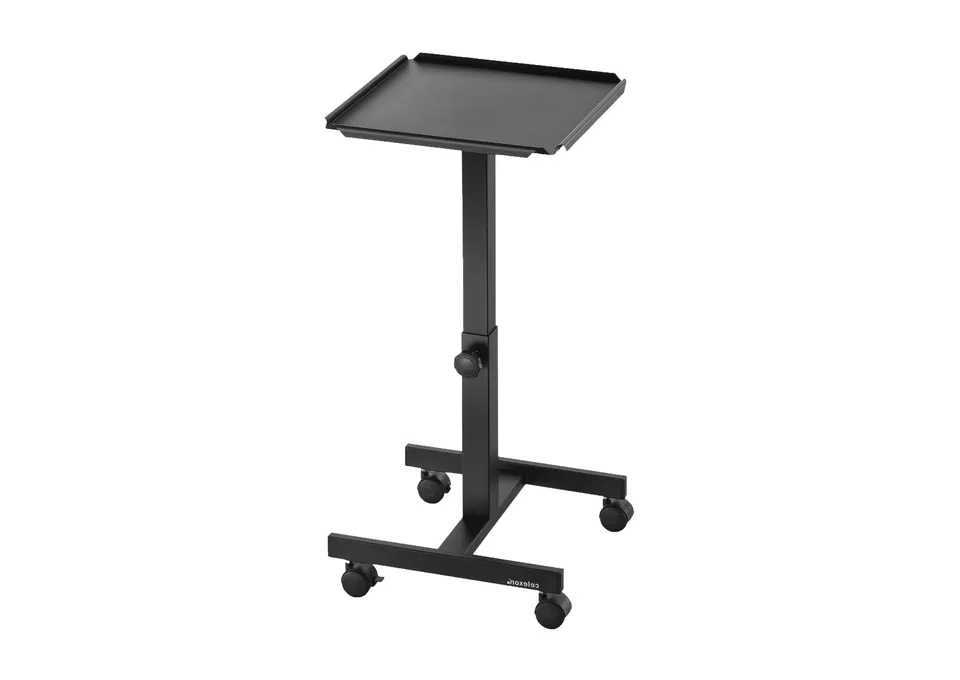 celexon-pt1010-table-de-projection-mobile-noir-1-plateau-r-glable image 1