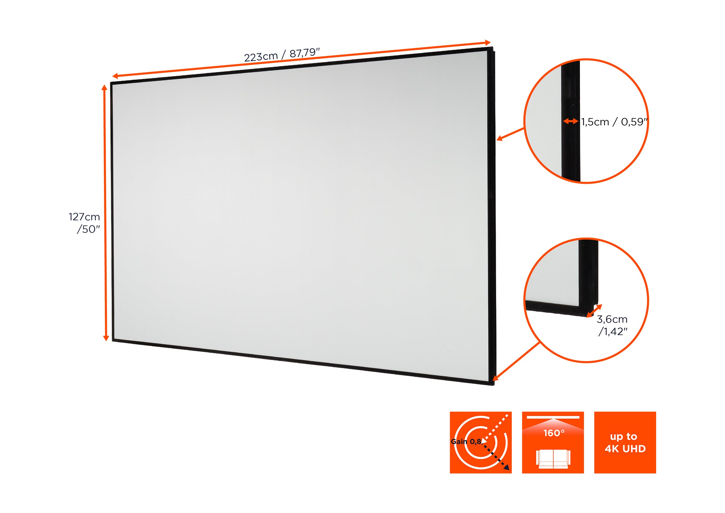 celexon-homecinema-cran-cadre-dynamic-slate-alr-100-pouces-16-9 image 7