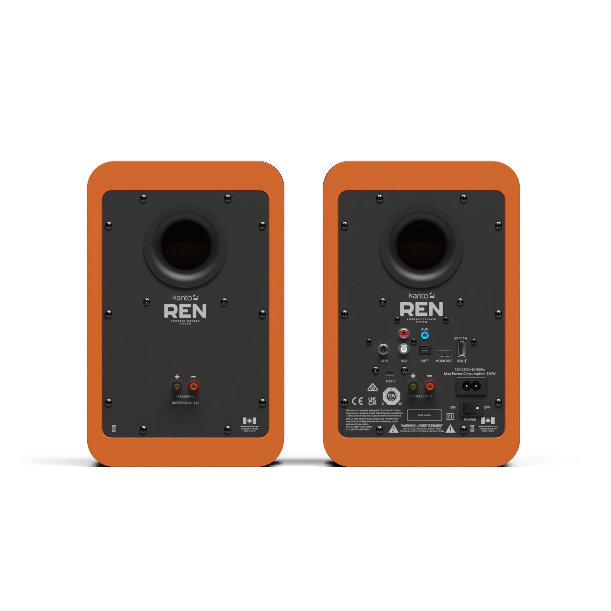 kanto-ren-enceinte-active-orange-mat-hdmi-arc-tv image 4