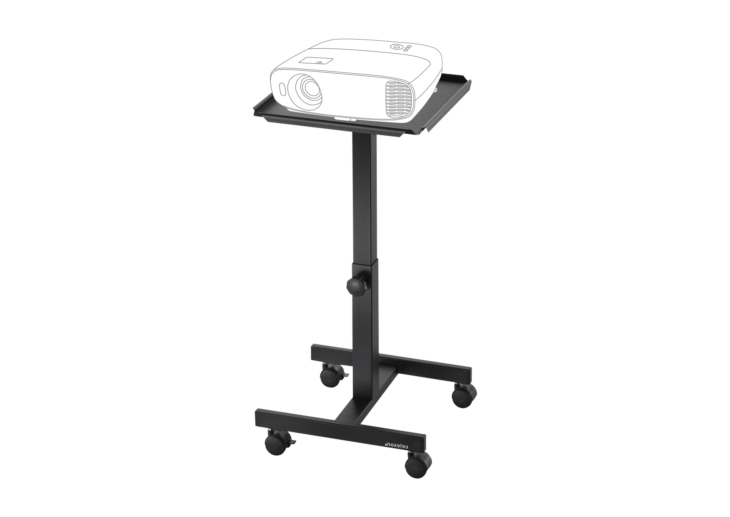 celexon-pt1010-table-de-projection-mobile-noir-1-plateau-r-glable image 3