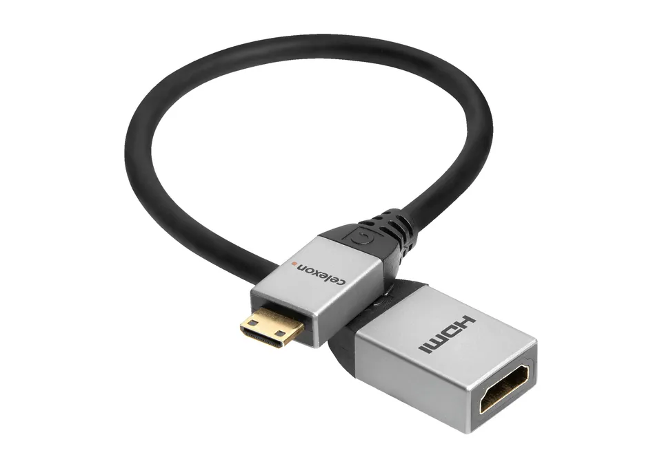 celexon-pro-adaptateur-mini-hdmi-vers-hdmi-0-25-m-4k image 1