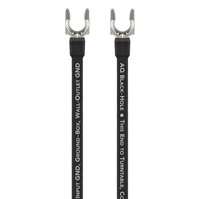 audioquest-black-hole-groundgoody-c-ble-terre-platine-0-75-m-argent image 1