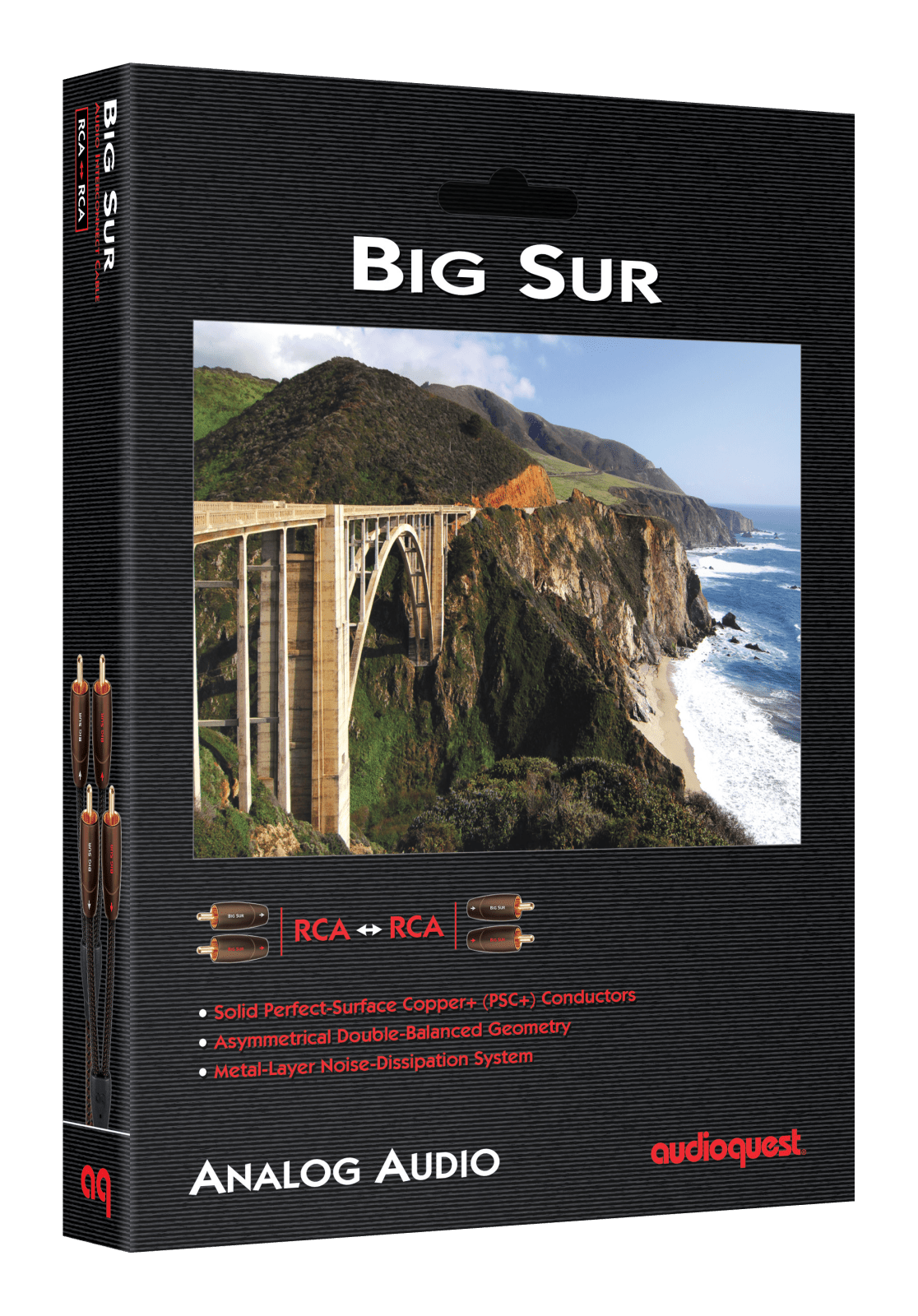 audioquest-big-sur-rca-1-m-c-ble-rca-cuivre-psc image 2