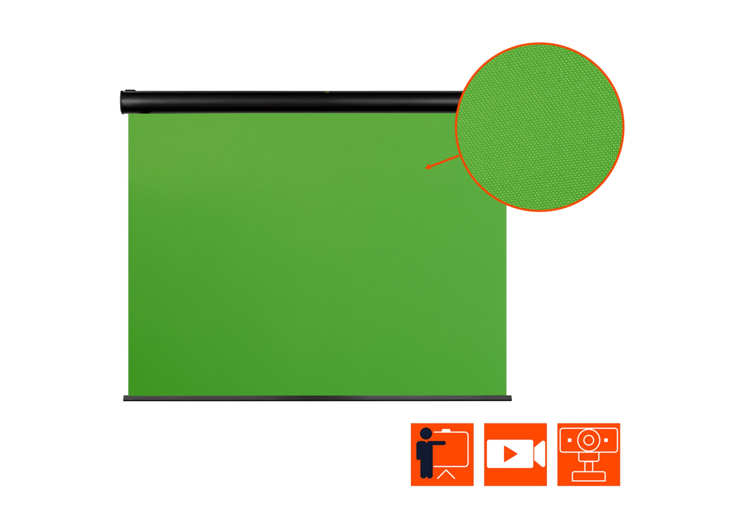 celexon-chroma-key-cran-fond-vert-motoris-300x225cm-4-3-pvc image 6