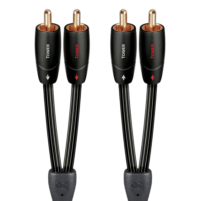 audioquest-tower-c-ble-rca-analogique-rca-3-m image 1