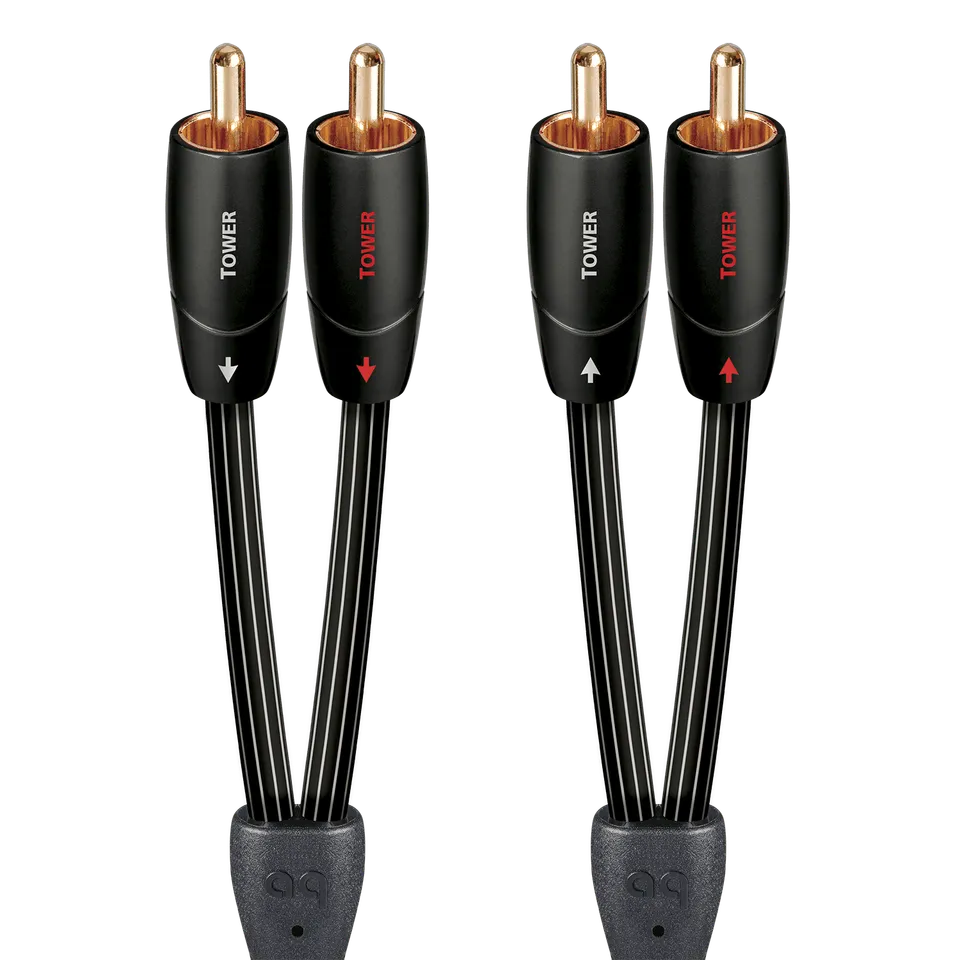 audioquest-tower-c-ble-rca-analogique-rca-3-m image 1