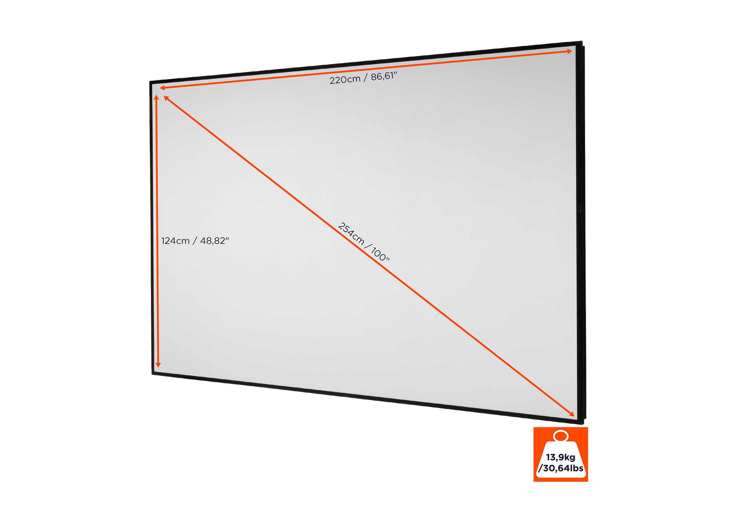 celexon-homecinema-cran-cadre-dynamic-slate-alr-100-pouces-16-9 image 6